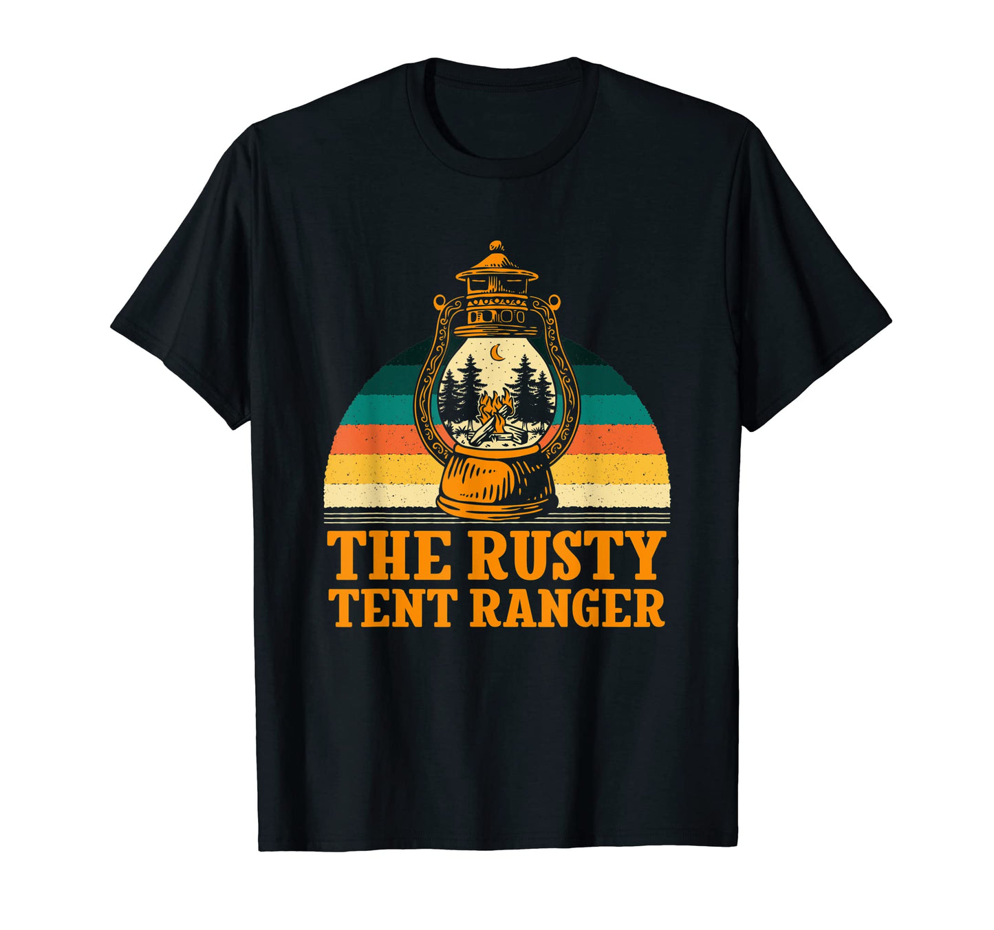 Tent Ranger Camping Friends Camper Buddy T-Shirt - Custom Art Print Unisex - T-Shirt, Sweatshirt, Hoodie