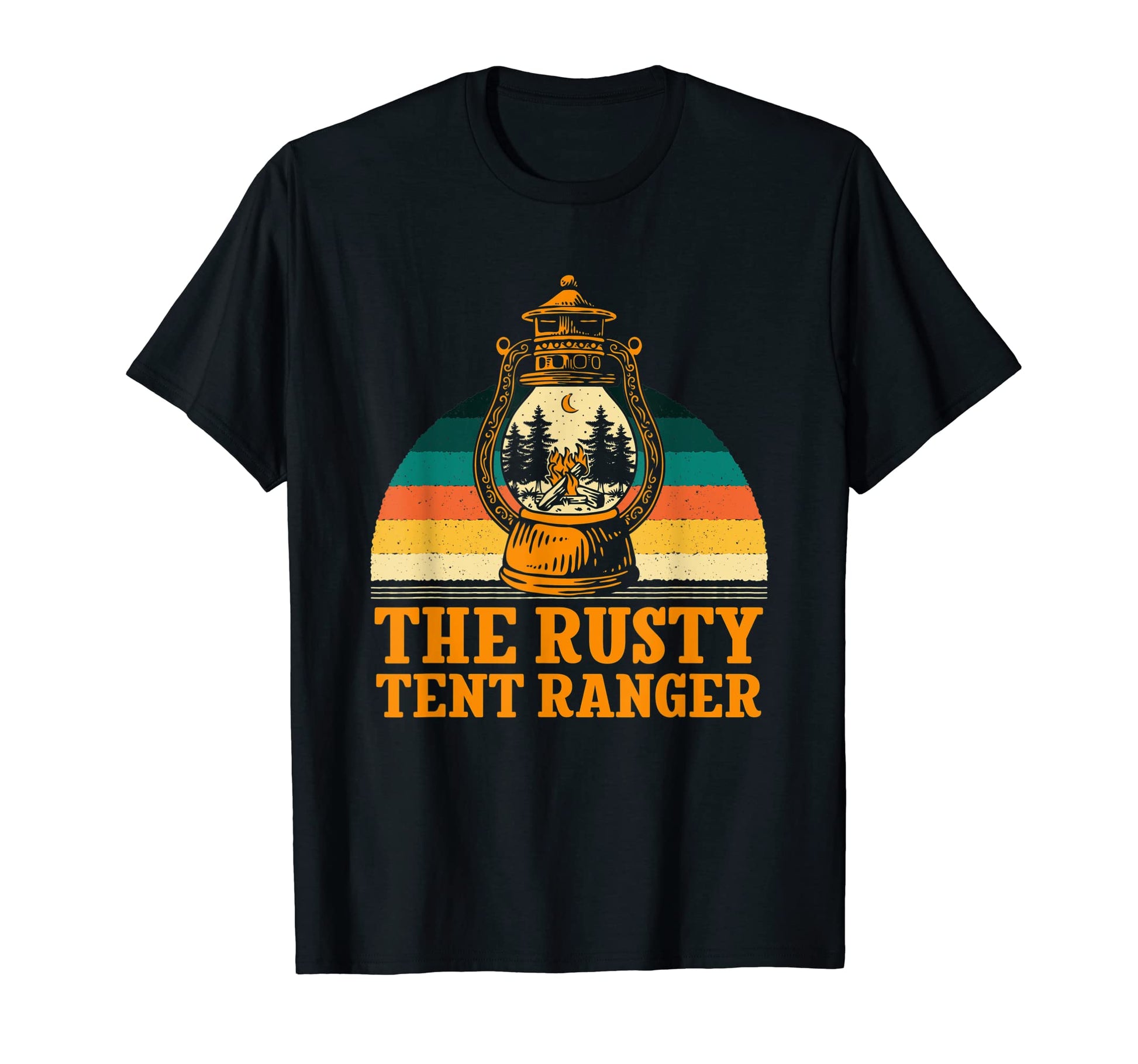 Tent Ranger Camping Friends Camper Buddy T-Shirt - Custom Art Print Unisex - T-Shirt, Sweatshirt, Hoodie