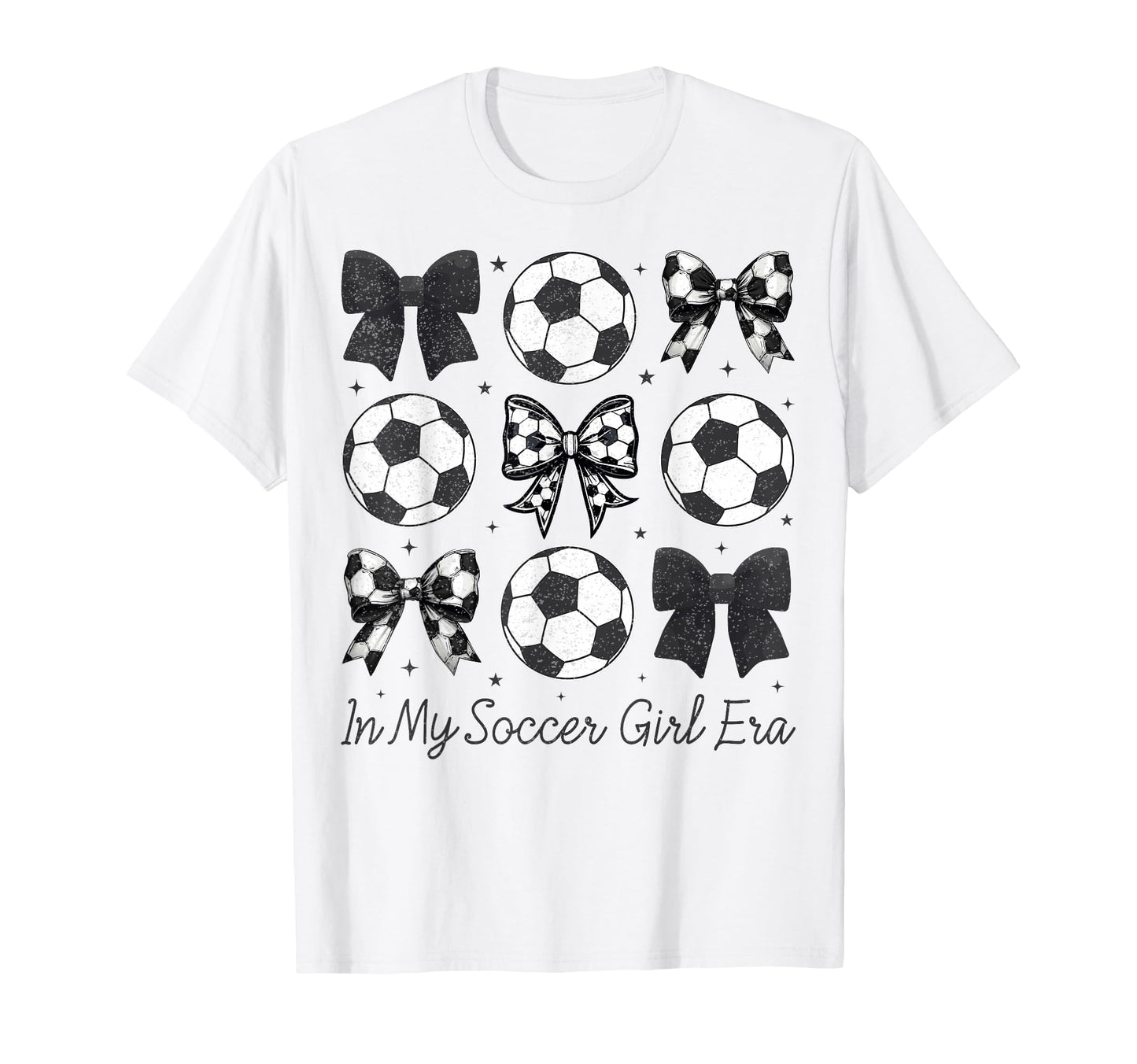 My Soccer Era Bow Soccer Player T-Shirt - Unique Graphic for Adults - T-Shirt, Sweatshirt, Hoodie