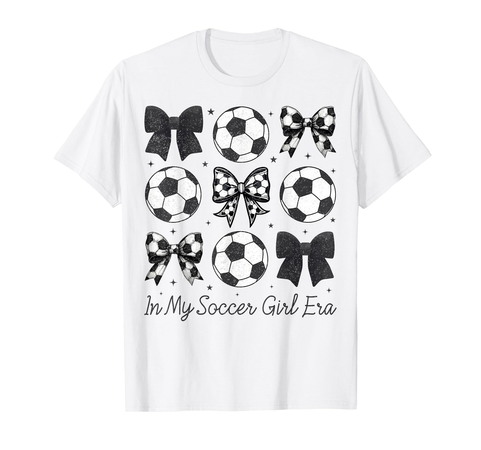 My Soccer Era Bow Soccer Player T-Shirt - Unique Graphic for Adults - T-Shirt, Sweatshirt, Hoodie