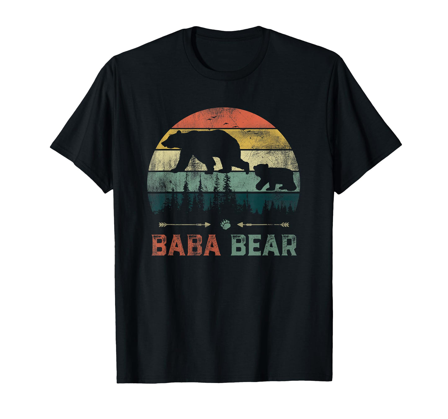 Baba Bear Wildling Fathers Day T-Shirt - Aesthetic Graphic for Adults - T-Shirt, Sweatshirt, Hoodie