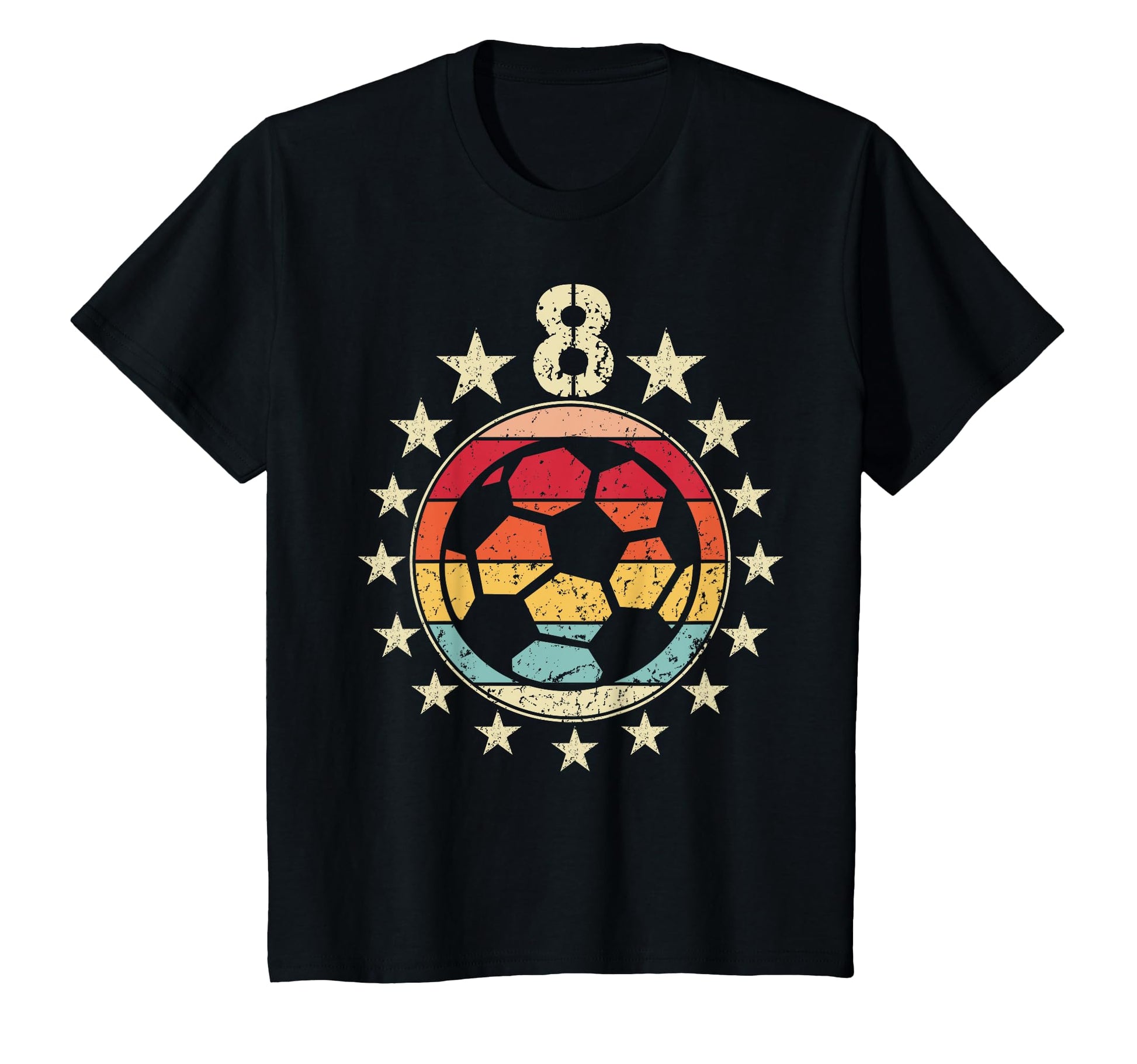 8Th Birthday Soccer Eighth 8 Year Old T-Shirt - Minimalist Print Men Women - T-Shirt, Sweatshirt, Hoodie