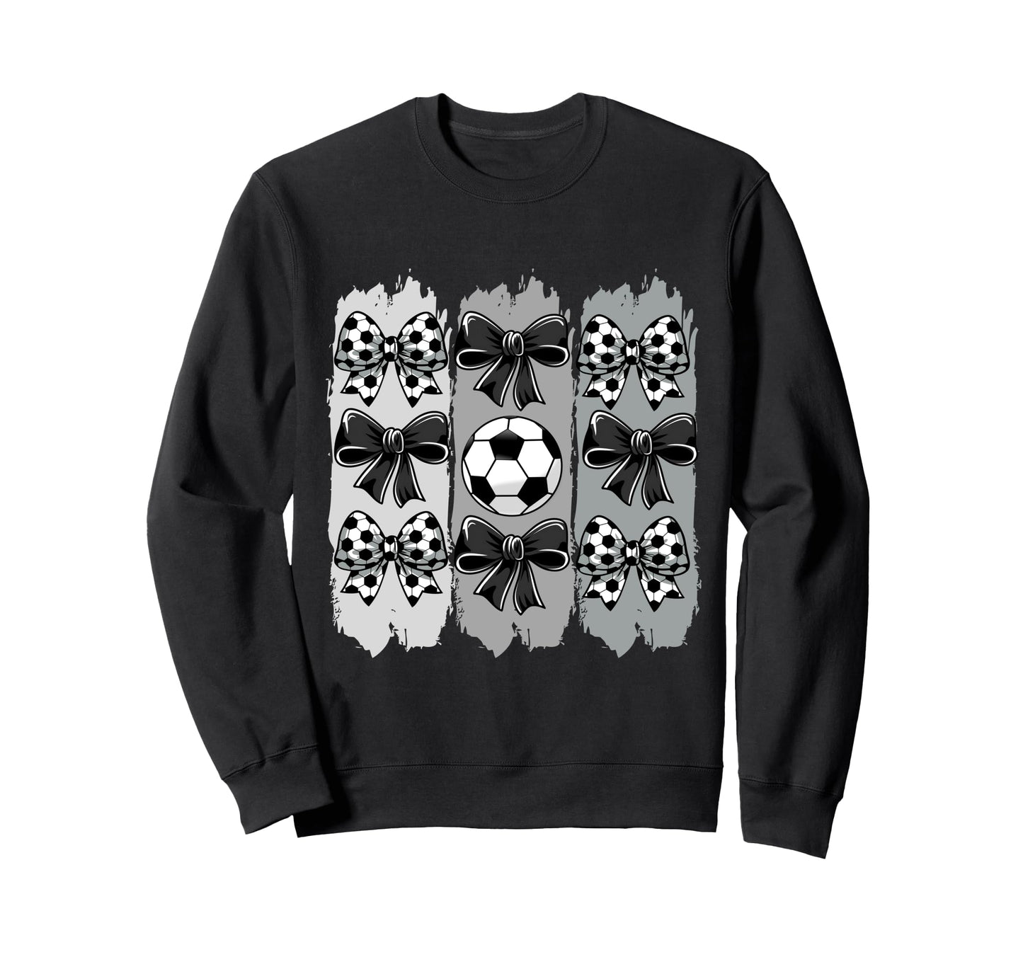 Soccer Coquette Bow Soccer Ball Sweatshirt - Custom Art Print Unisex - T-Shirt, Sweatshirt, Hoodie