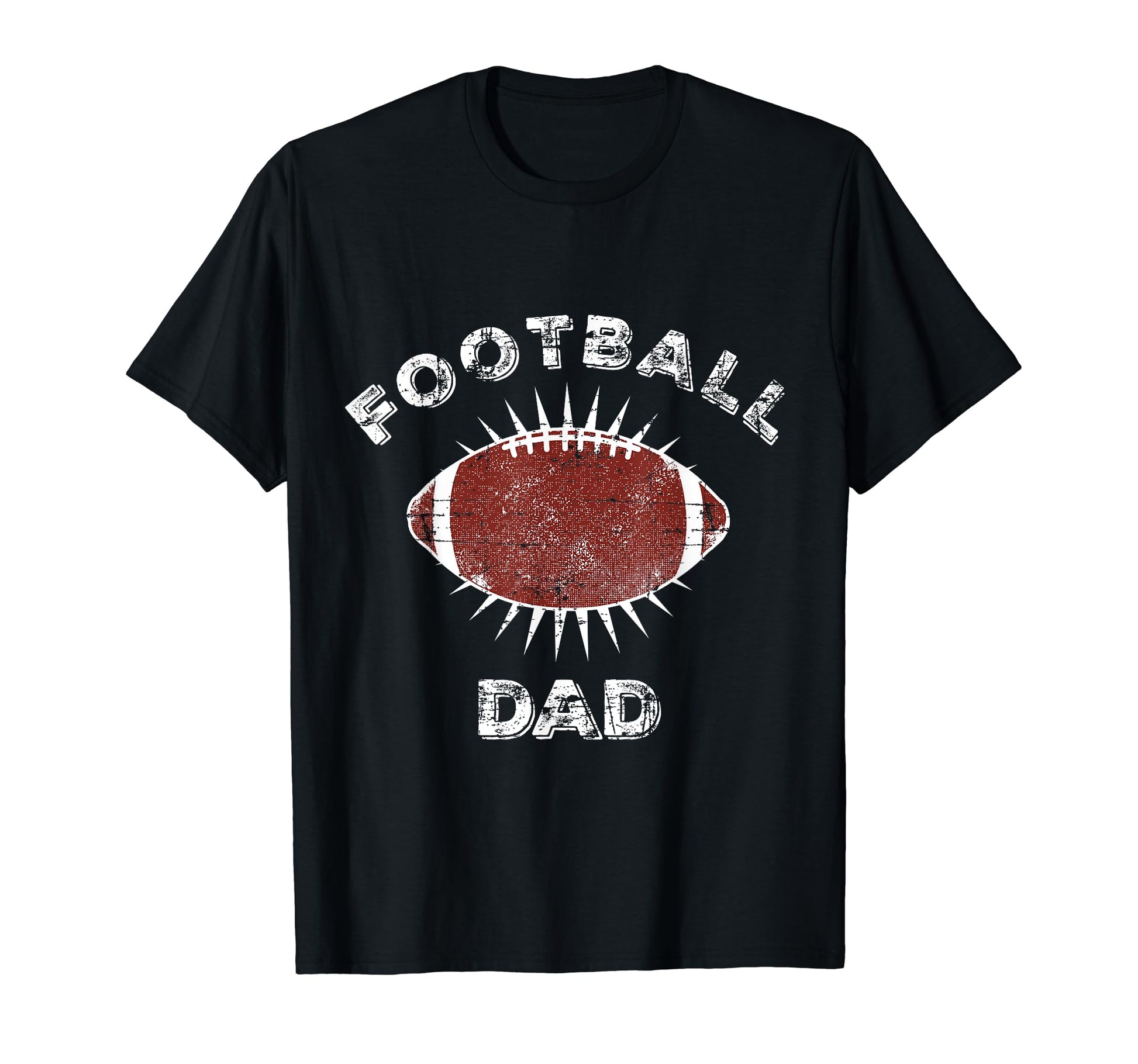 Football Dad Distressed Gift Dad T-Shirt - Aesthetic Graphic Unisex - T-Shirt, Sweatshirt, Hoodie