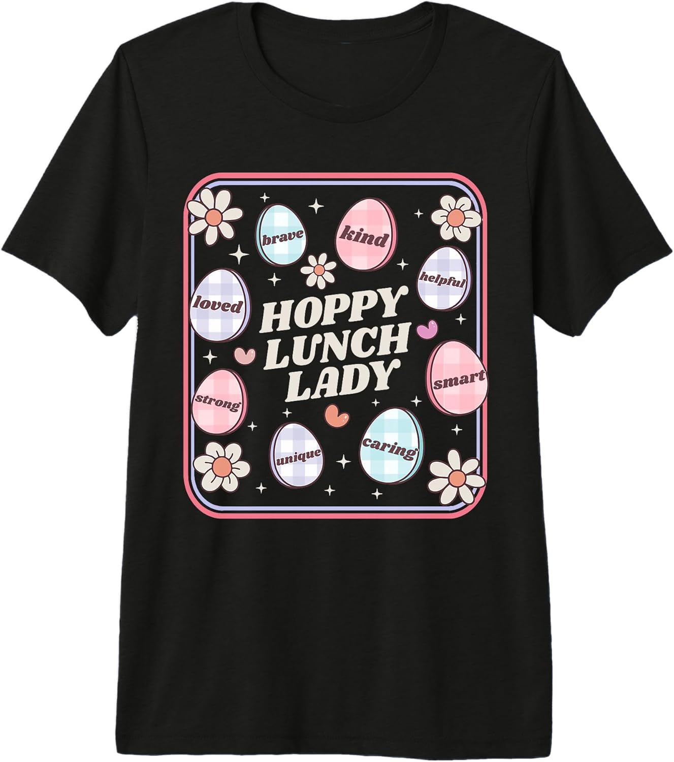 Easter School Lunch Lady Food Services Rabbit Crew Unisex T-shirt, Sweatshirt, Hoodie, Long Sleeve Tee - T-Shirt, Sweatshirt, Hoodie