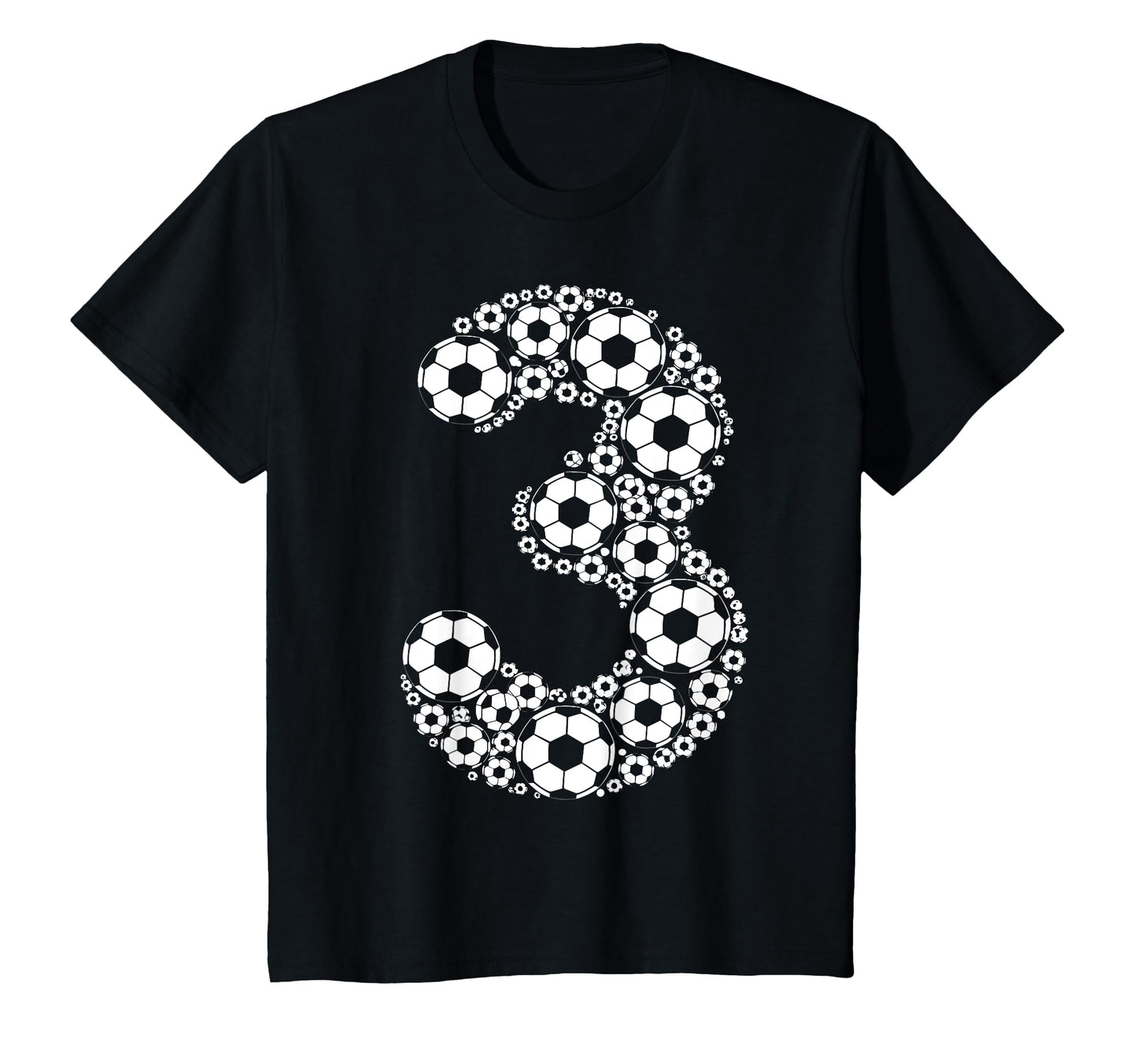 3 Year Old Soccer Birthday Funny T-Shirt - Aesthetic Graphic for Adults - T-Shirt, Sweatshirt, Hoodie