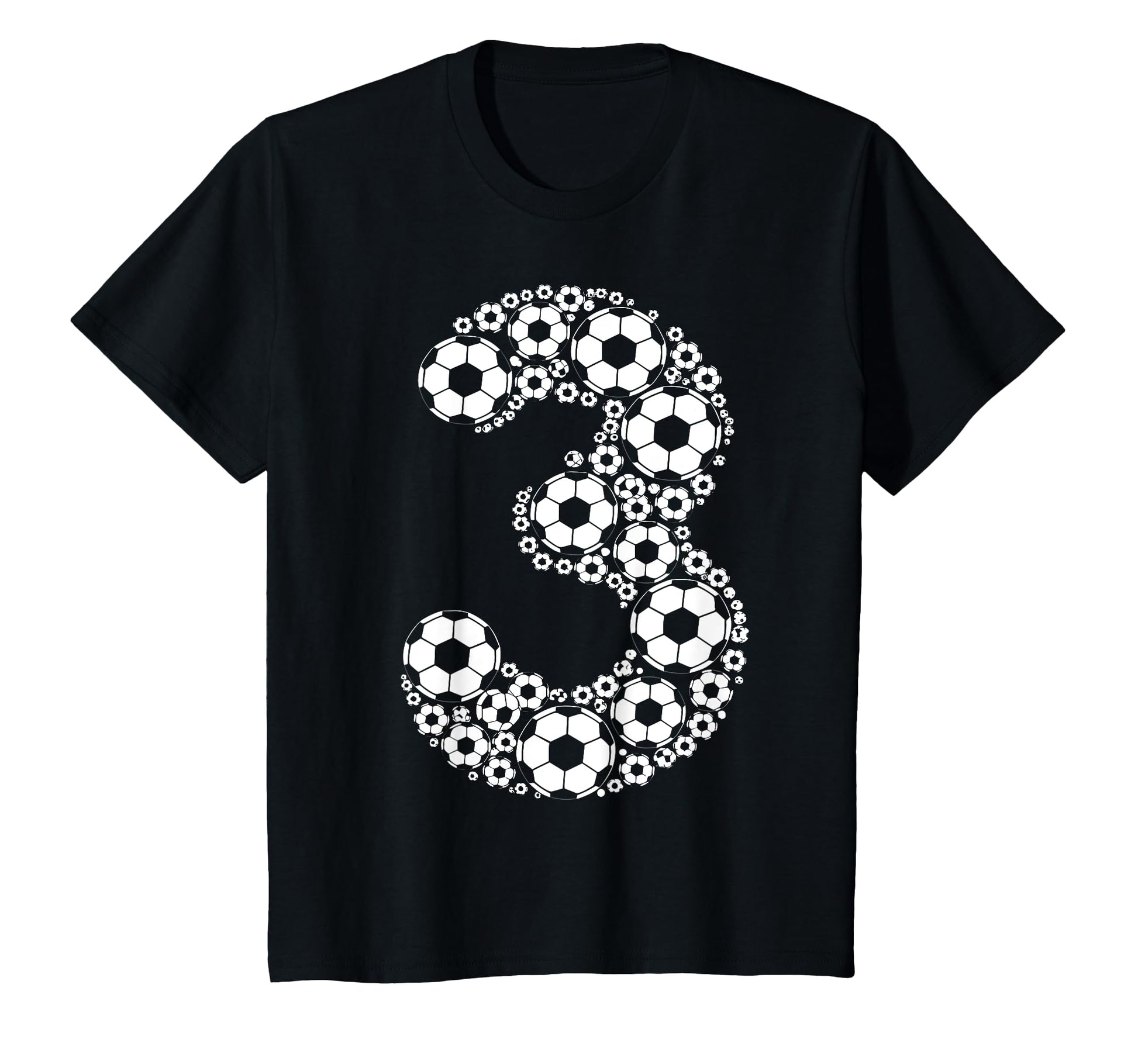 3 Year Old Soccer Birthday Funny T-Shirt - Aesthetic Graphic for Adults - T-Shirt, Sweatshirt, Hoodie