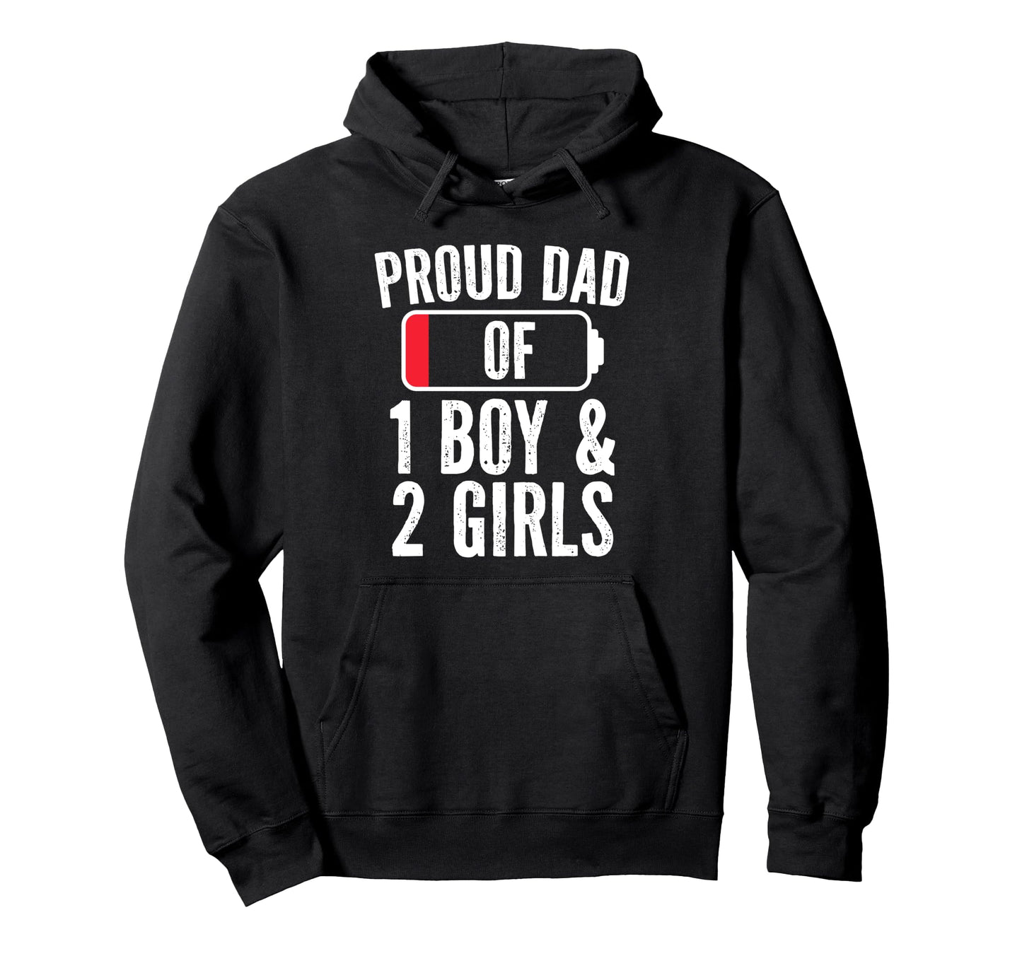 Dad Dad Two And One Fathers Day Hoodie - Novelty Apparel for Adults - T-Shirt, Sweatshirt, Hoodie