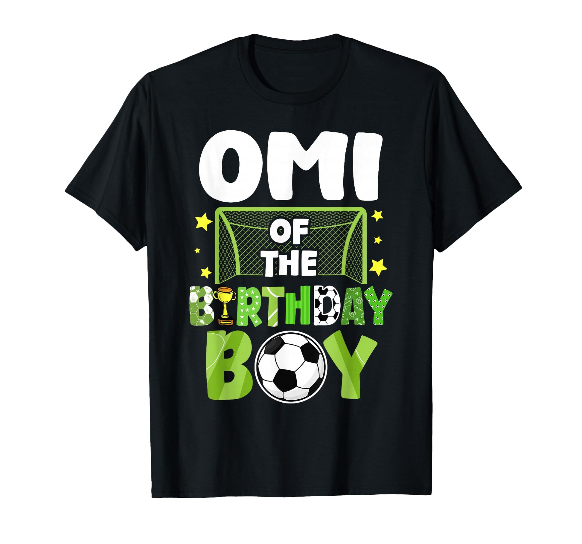Soccer Omi Birthday Party Family Matching T-Shirt - Minimalist Print Unisex - T-Shirt, Sweatshirt, Hoodie