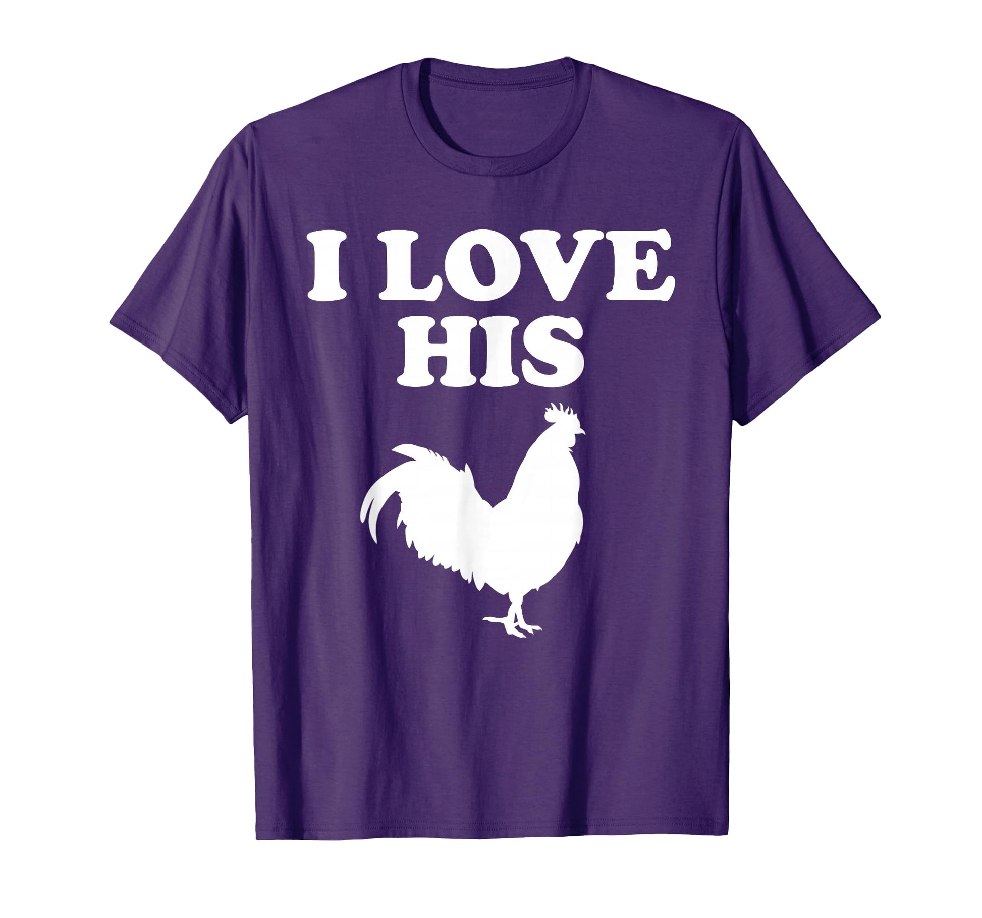 I Love Her Kitty Cat I Like His Rooster T-Shirt - Custom Art Print Unisex - T-Shirt, Sweatshirt, Hoodie