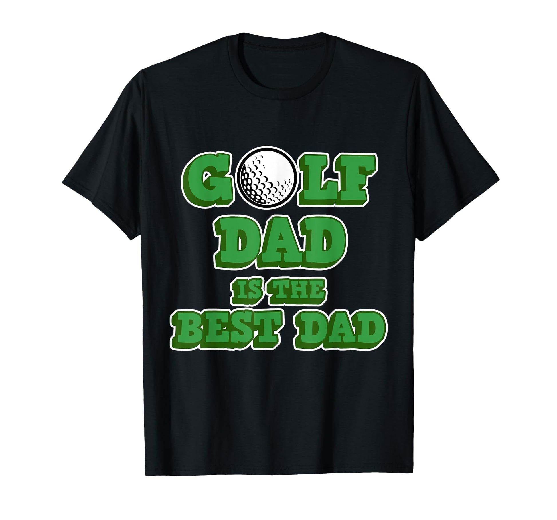 Golf Dad Is Best Dad Golf Fathers Day T-Shirt - Custom Art Print for Adults - T-Shirt, Sweatshirt, Hoodie