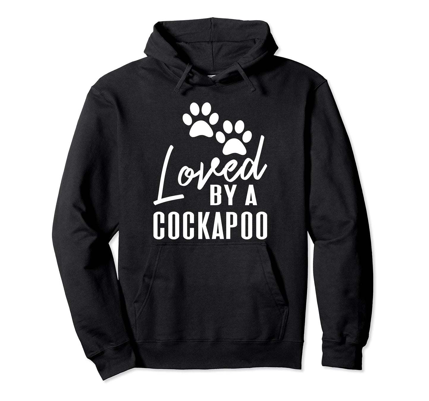 Loved Cockapoo Dog Mom Or Dog Dad Hoodie - Custom Art Print Men Women - T-Shirt, Sweatshirt, Hoodie