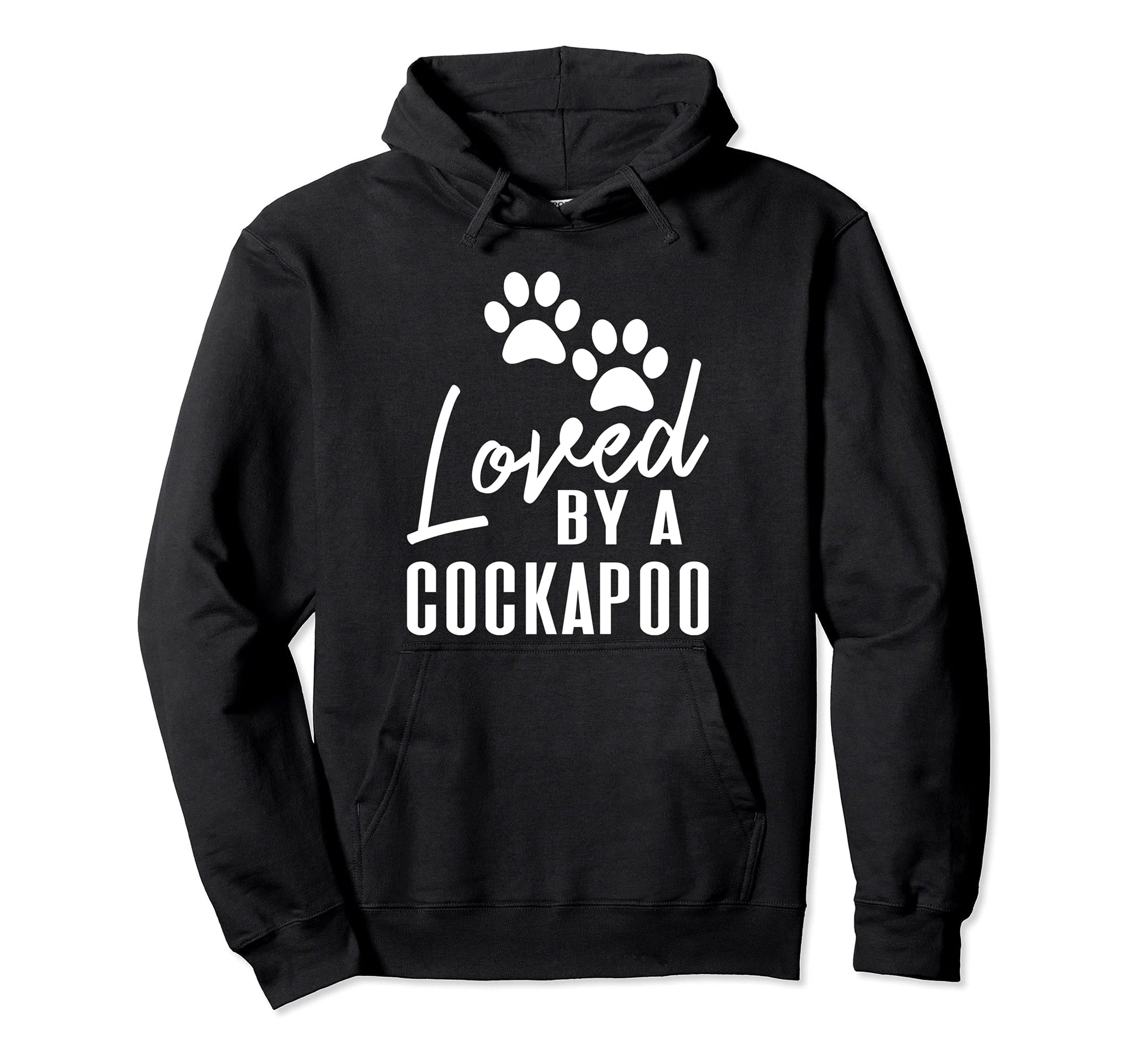 Loved Cockapoo Dog Mom Or Dog Dad Hoodie - Custom Art Print Men Women - T-Shirt, Sweatshirt, Hoodie