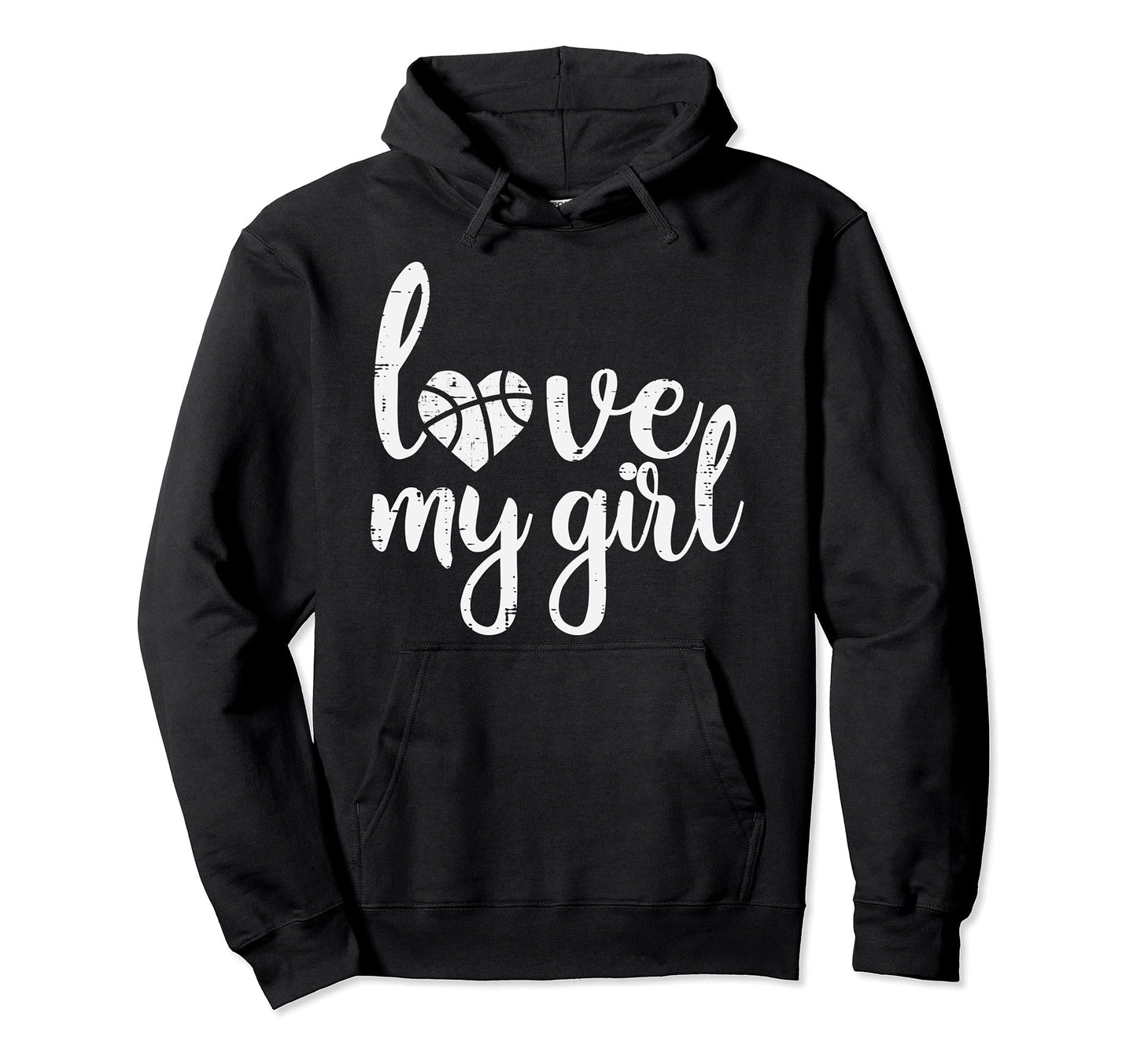 Love My Basketball Baller Mom Dad Hoodie - Casual Everyday Wear for Adults - T-Shirt, Sweatshirt, Hoodie