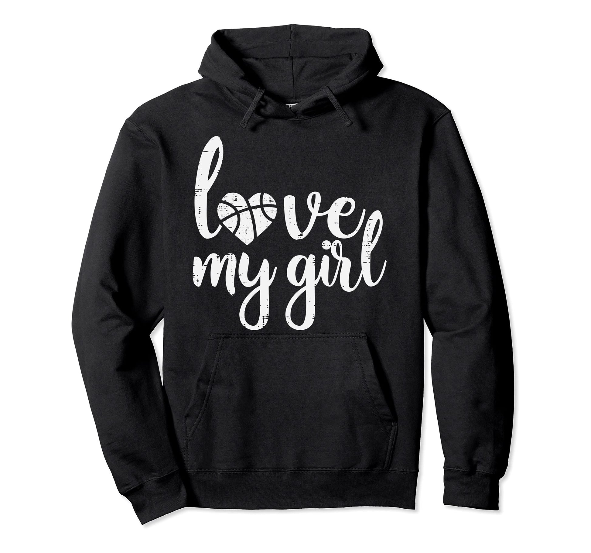 Love My Basketball Baller Mom Dad Hoodie - Casual Everyday Wear for Adults - T-Shirt, Sweatshirt, Hoodie