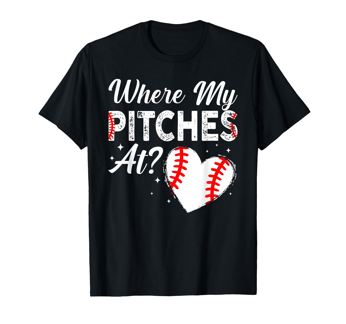 Where My Pitches Funny Mom Baseball T-Shirt - Aesthetic Graphic for Adults - T-Shirt, Sweatshirt, Hoodie