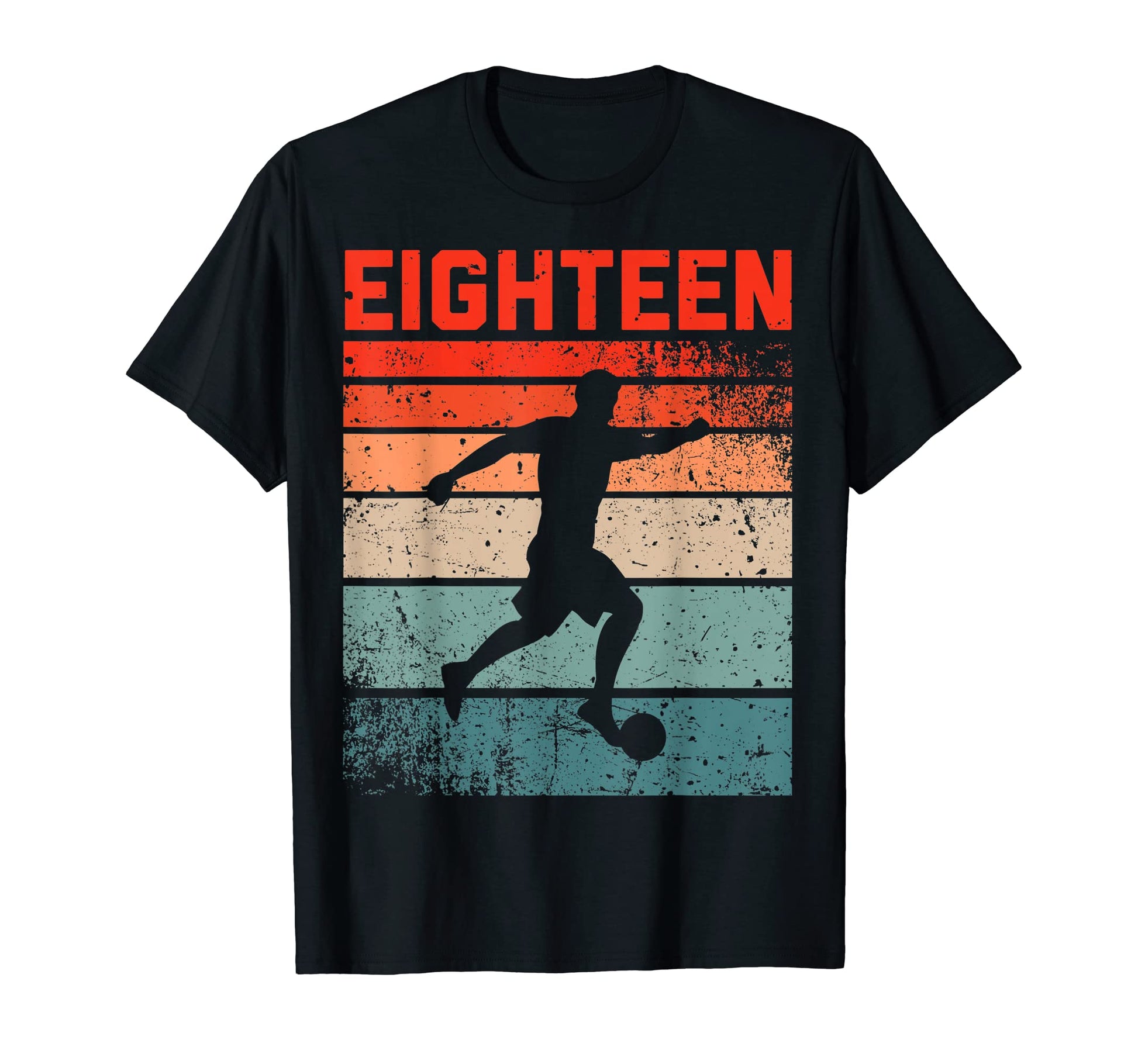 18Th Birthday Soccer 18 Years Old T-Shirt - Novelty Apparel Unisex - T-Shirt, Sweatshirt, Hoodie