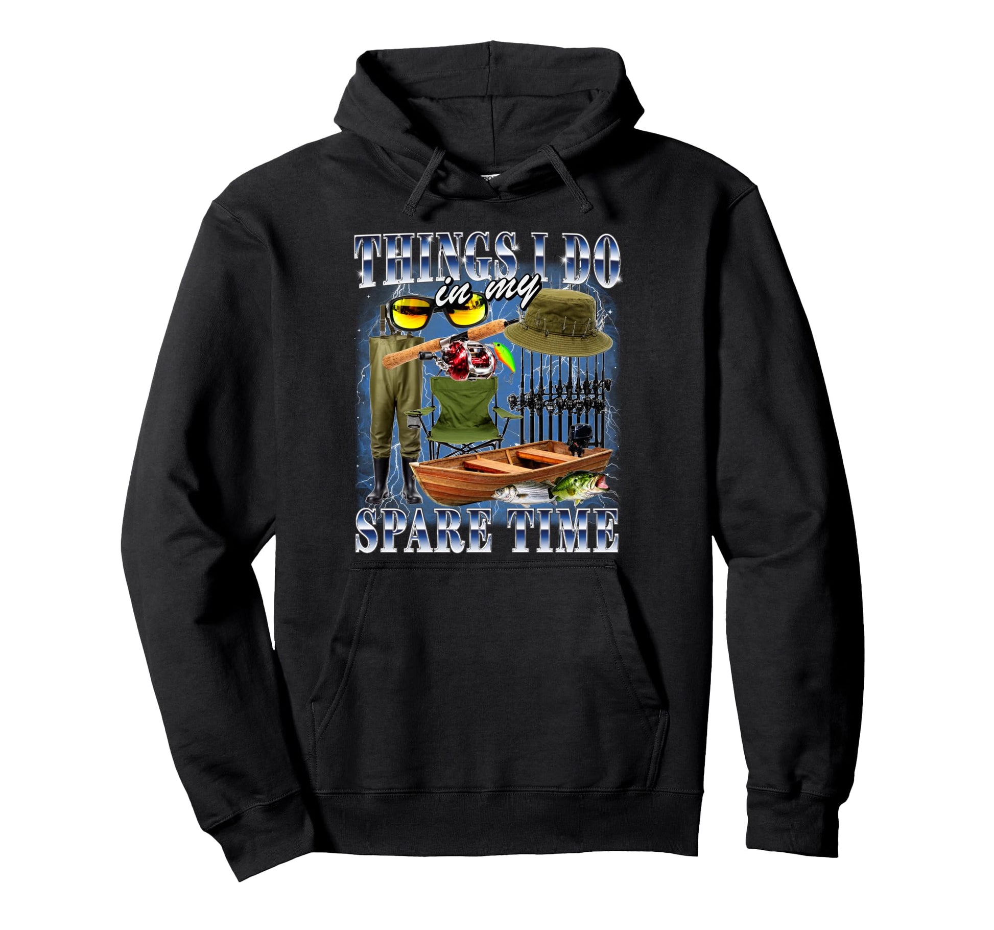 Funny Things I Do Bootleg 90S Fisher Hoodie - Novelty Apparel Men Women - T-Shirt, Sweatshirt, Hoodie