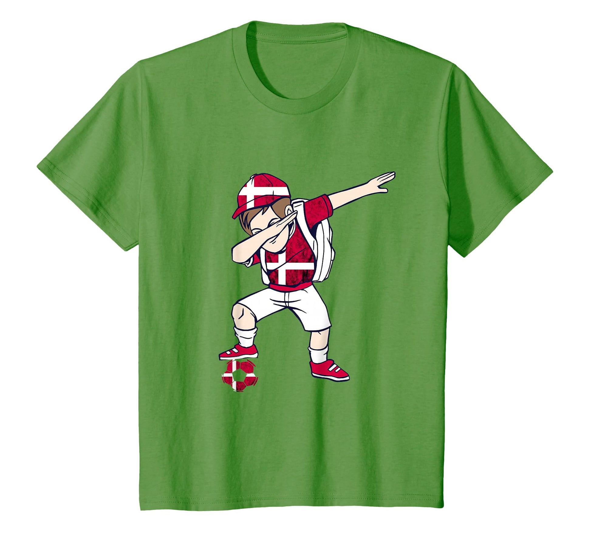 Denmark Denmark Soccer Team Denmark T-Shirt - Custom Art Print for Adults - T-Shirt, Sweatshirt, Hoodie