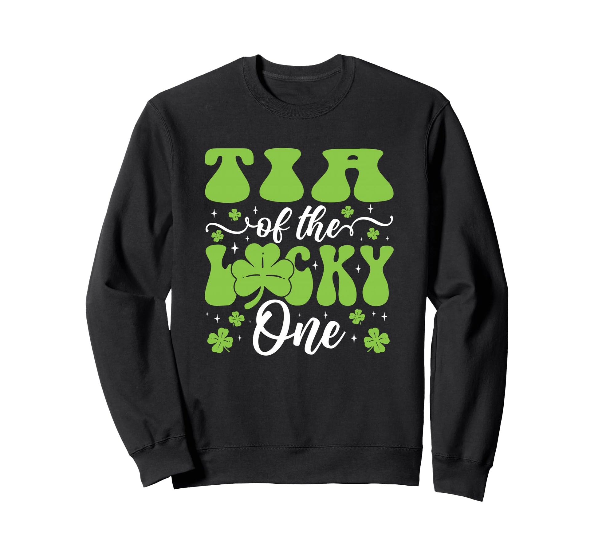 Tia Lucky One First Birthday St Sweatshirt - Aesthetic Graphic for Adults - T-Shirt, Sweatshirt, Hoodie