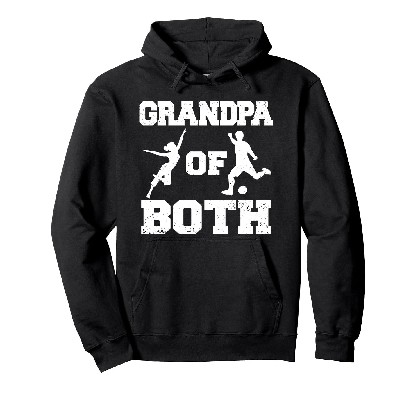 Grandpa Both Funny Soccer And Dance Hoodie - Unique Graphic for Adults - T-Shirt, Sweatshirt, Hoodie