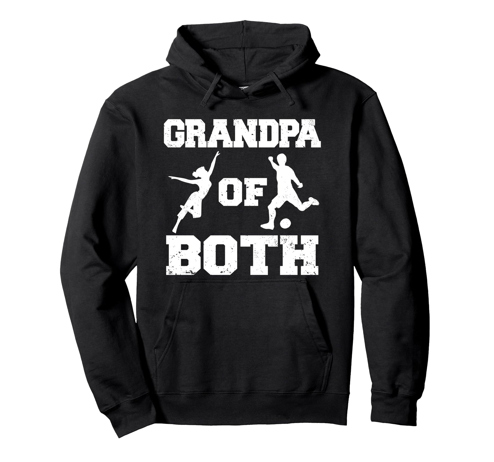 Grandpa Both Funny Soccer And Dance Hoodie - Unique Graphic for Adults - T-Shirt, Sweatshirt, Hoodie
