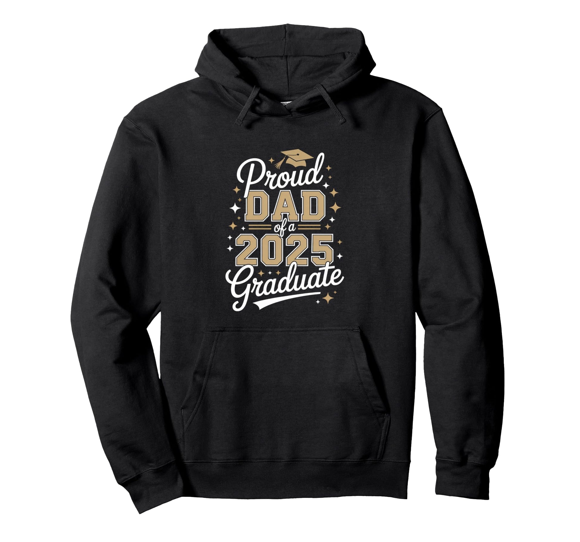 Proud Dad 2025 Graduate Achievement Hoodie - Streetwear Style Men Women - T-Shirt, Sweatshirt, Hoodie