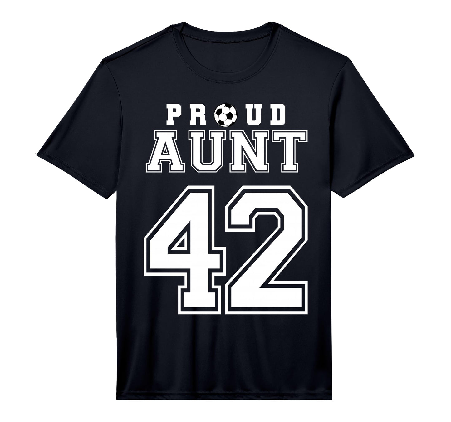 Number 42 Custom Proud Soccer T-Shirt - Casual Everyday Wear for Adults - T-Shirt, Sweatshirt, Hoodie