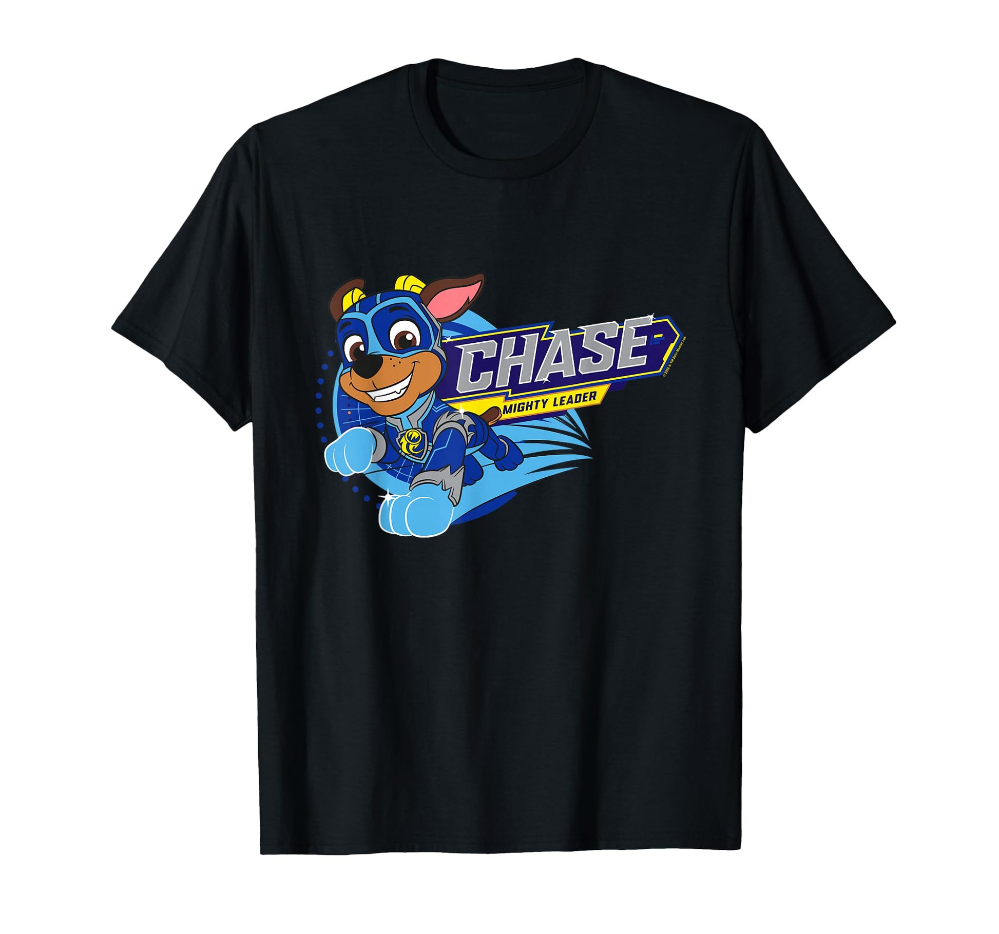 Paw Patrol Chase Mighty Leader T-Shirt - Fun Novelty Design Unisex - T-Shirt, Sweatshirt, Hoodie