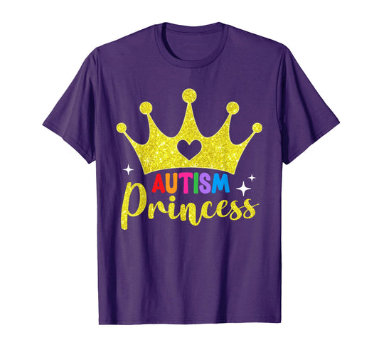 Autism Princess Daughter Autism T-Shirt - Custom Art Print for Adults - T-Shirt, Sweatshirt, Hoodie