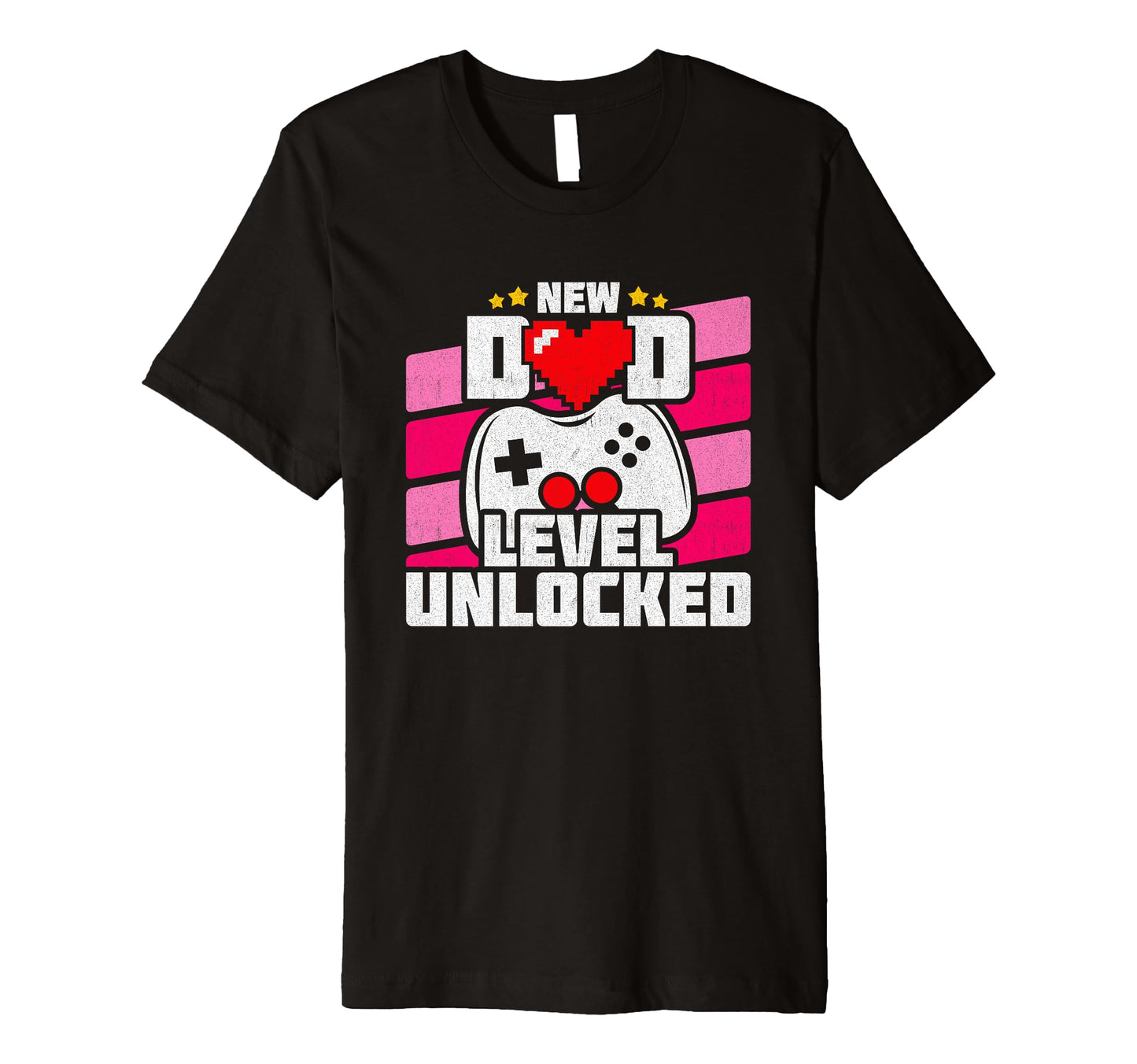 New Dad Level Unlocked Gamer Dad T-Shirt - Novelty Apparel Men Women - T-Shirt, Sweatshirt, Hoodie