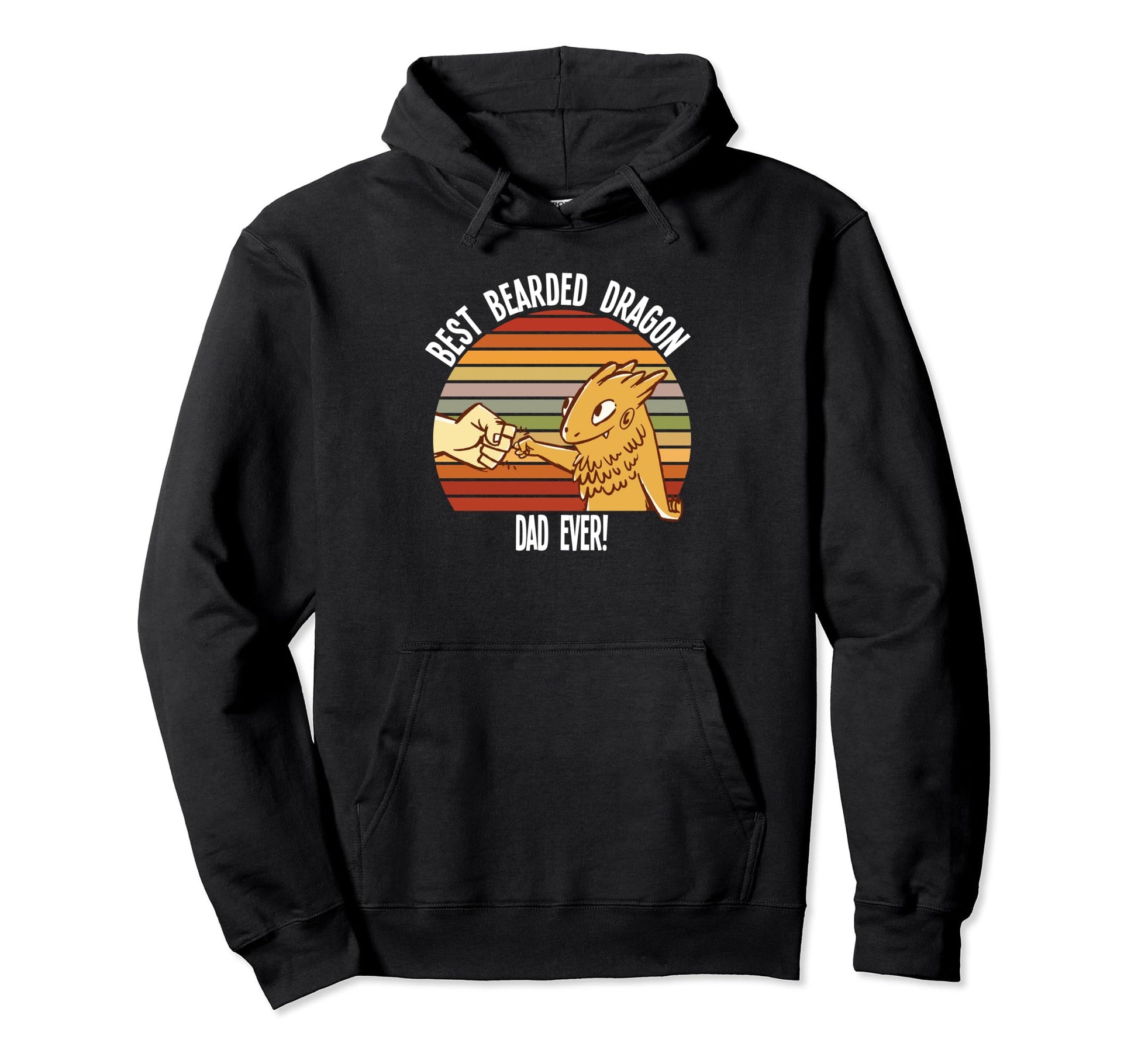 Best Bearded Dragon Dad Ever Pogona Hoodie - Fun Novelty Design Men Women - T-Shirt, Sweatshirt, Hoodie