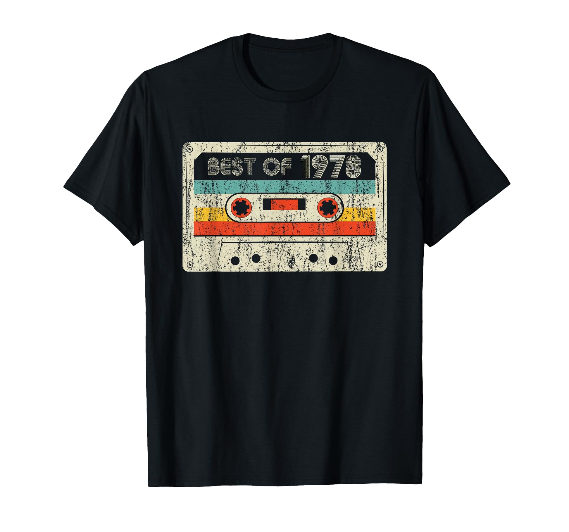 Best 1978 Birthday Yrs 1978 Cassette Tape T-Shirt - Graphic Print Men Women - T-Shirt, Sweatshirt, Hoodie