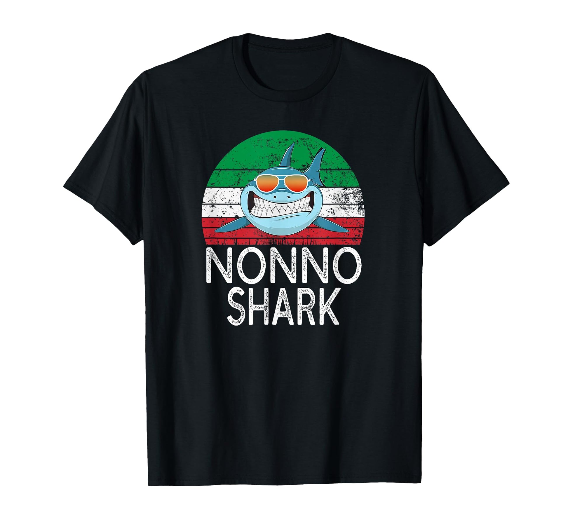 Nonno Shark Italian Grandpa Funny T-Shirt - Casual Everyday Wear Unisex - T-Shirt, Sweatshirt, Hoodie