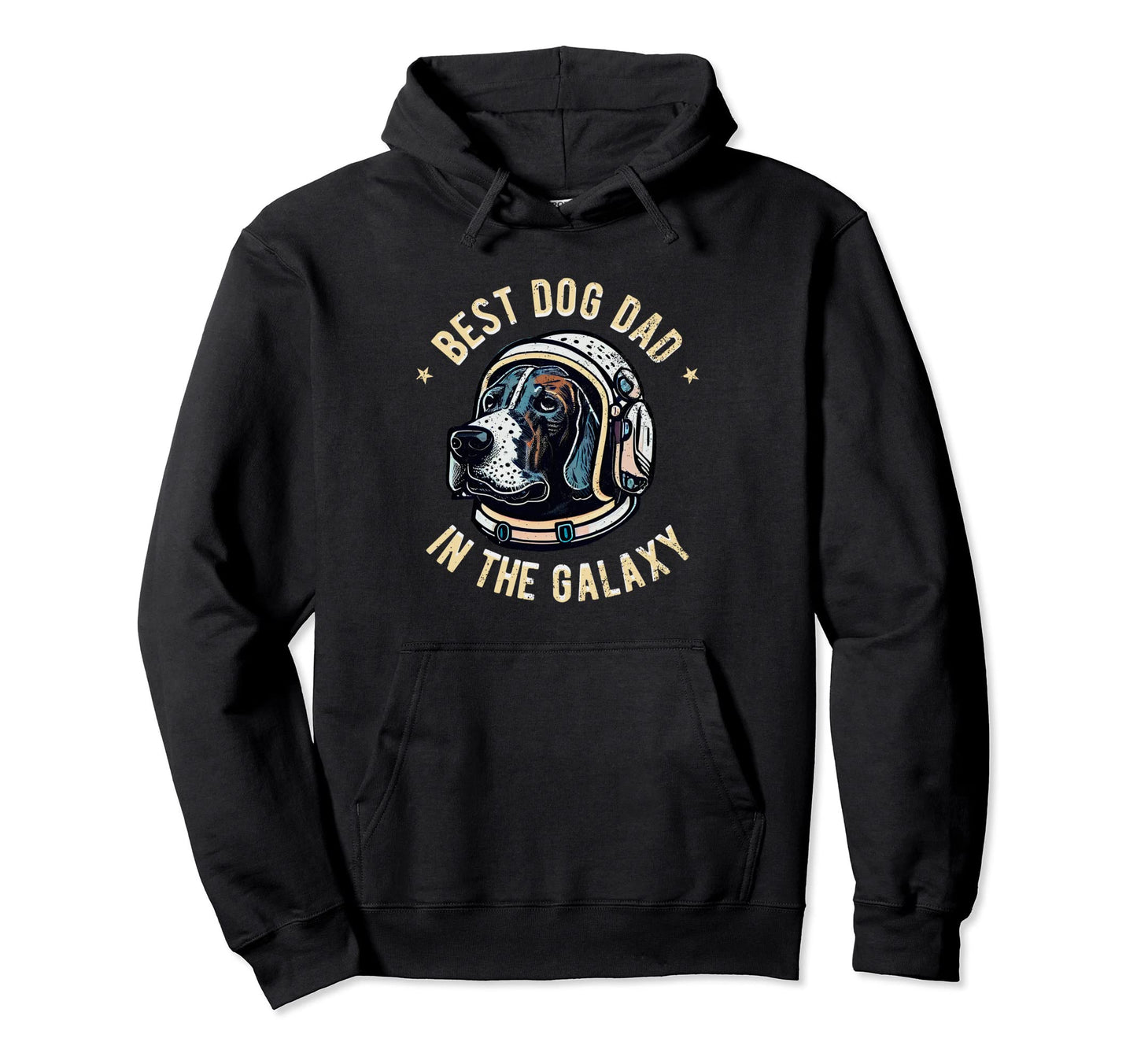 Best Pointer Dog Dad Galaxy Hoodie - Custom Art Print Unisex - T-Shirt, Sweatshirt, Hoodie