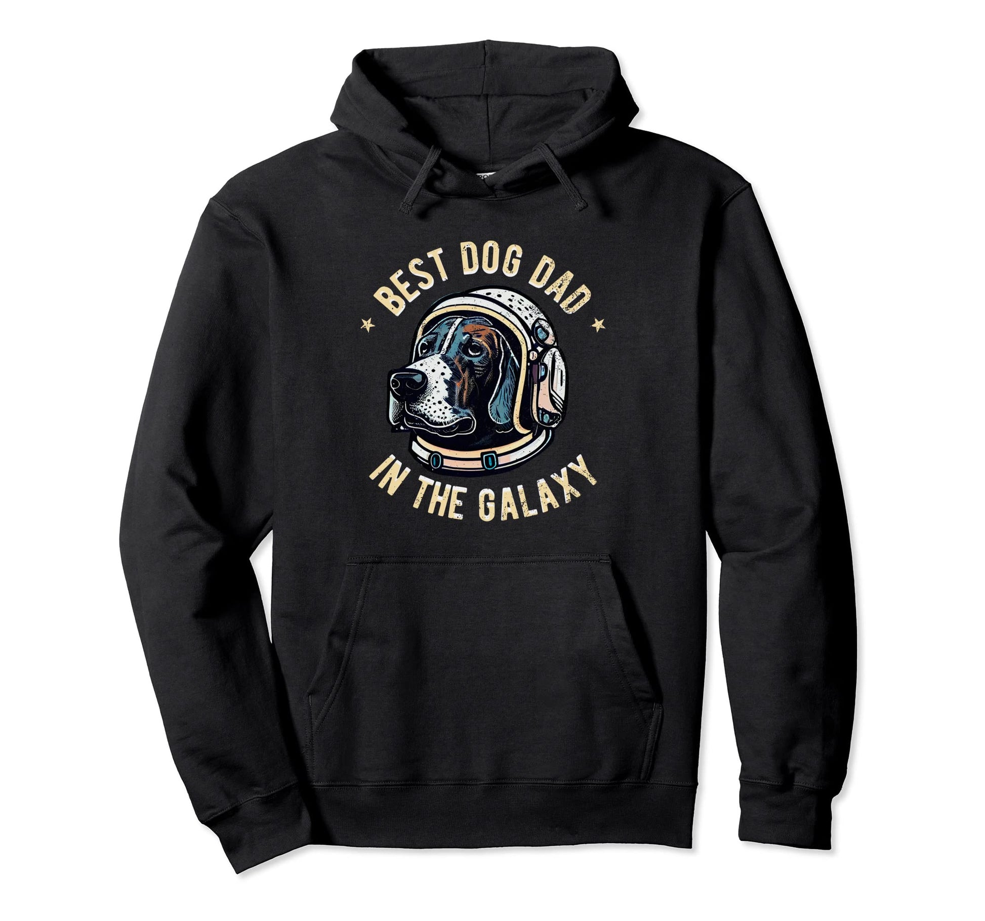 Best Pointer Dog Dad Galaxy Hoodie - Custom Art Print Unisex - T-Shirt, Sweatshirt, Hoodie