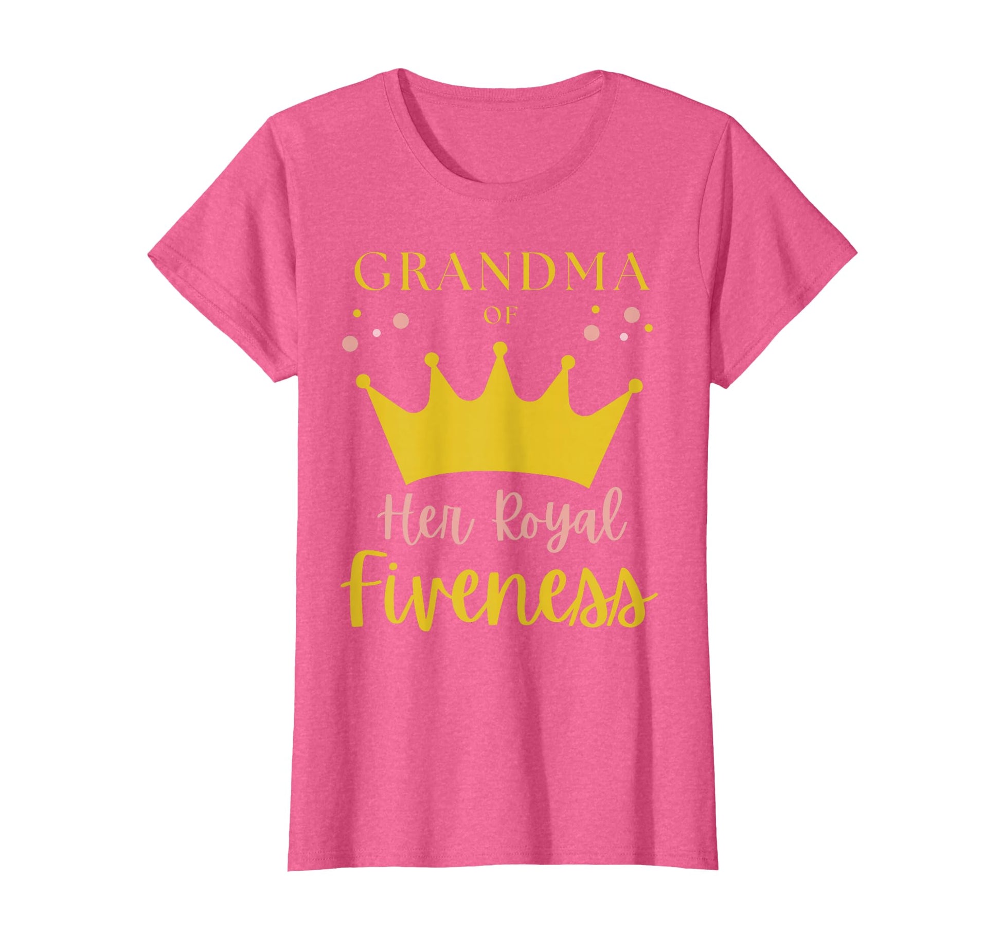 Grandma 5Th Birthday Her Royal Fiveness T-Shirt - Unique Graphic Unisex - T-Shirt, Sweatshirt, Hoodie