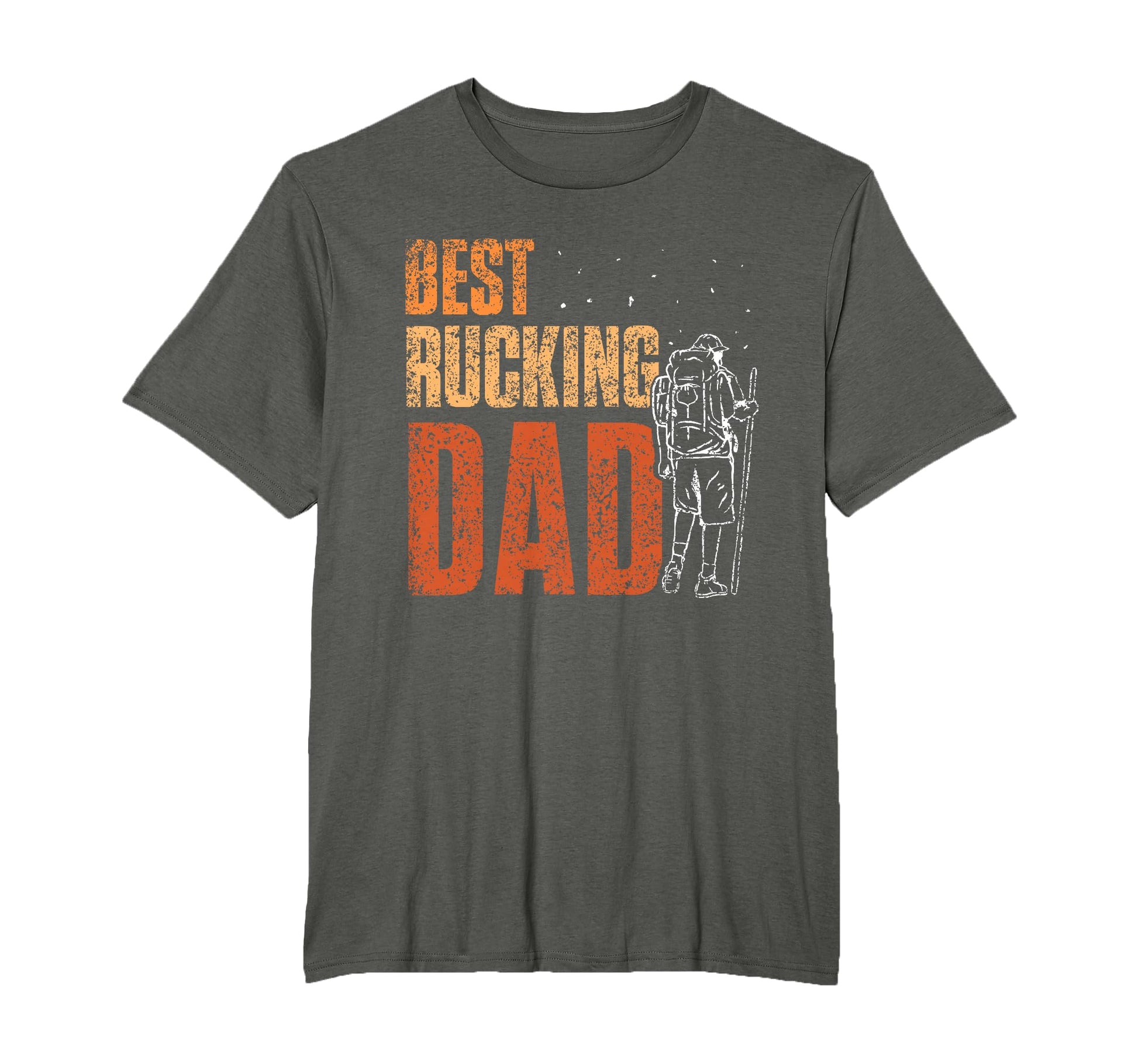 Best Rucking Dad Ruck Backpack T-Shirt - Minimalist Print Men Women - T-Shirt, Sweatshirt, Hoodie