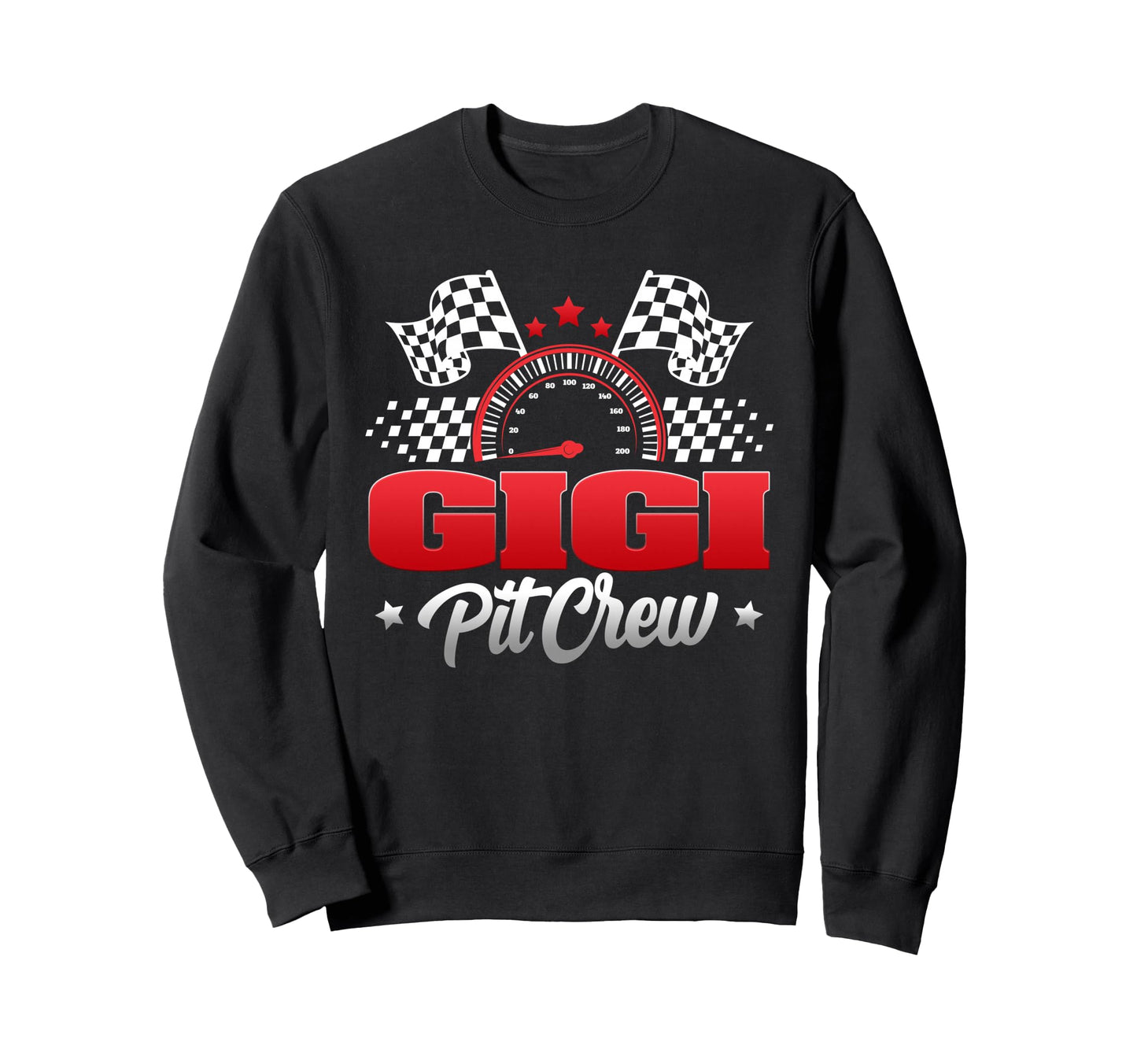 Gigi Pit Crew Race Car Birthday Sweatshirt - Aesthetic Graphic Men Women - T-Shirt, Sweatshirt, Hoodie