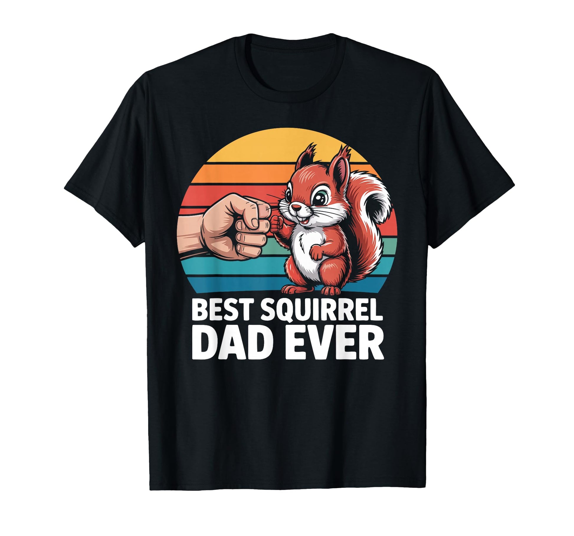 Best Squirrel Dad Squirrel Owner Pet T-Shirt - Minimalist Print Unisex - T-Shirt, Sweatshirt, Hoodie