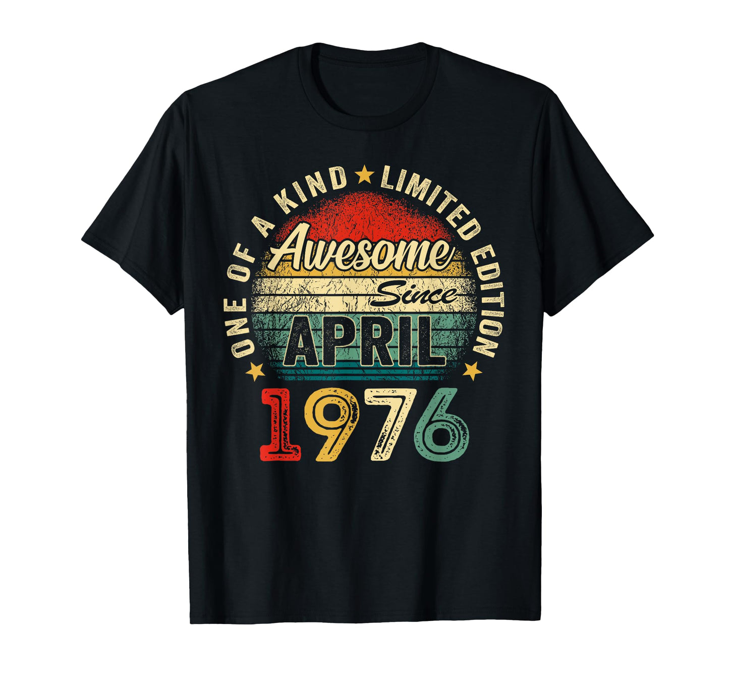 50 Years Old Awesome Since April T-Shirt - Fun Novelty Design Men Women - T-Shirt, Sweatshirt, Hoodie