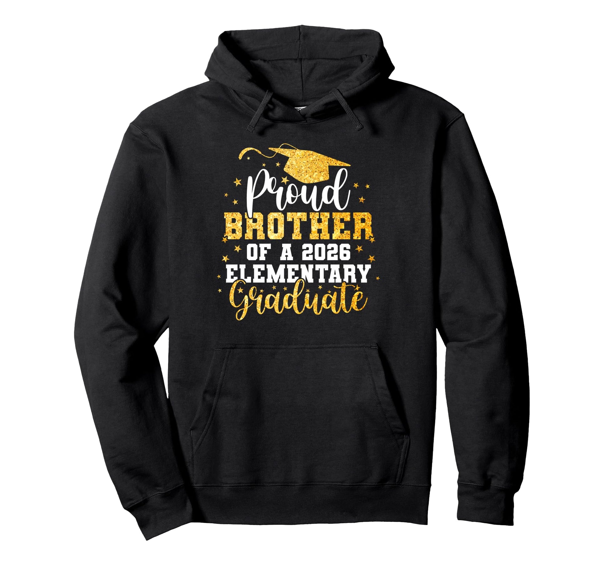 Proud Brother Class 2026 Elementary Hoodie - Unique Graphic for Adults - T-Shirt, Sweatshirt, Hoodie
