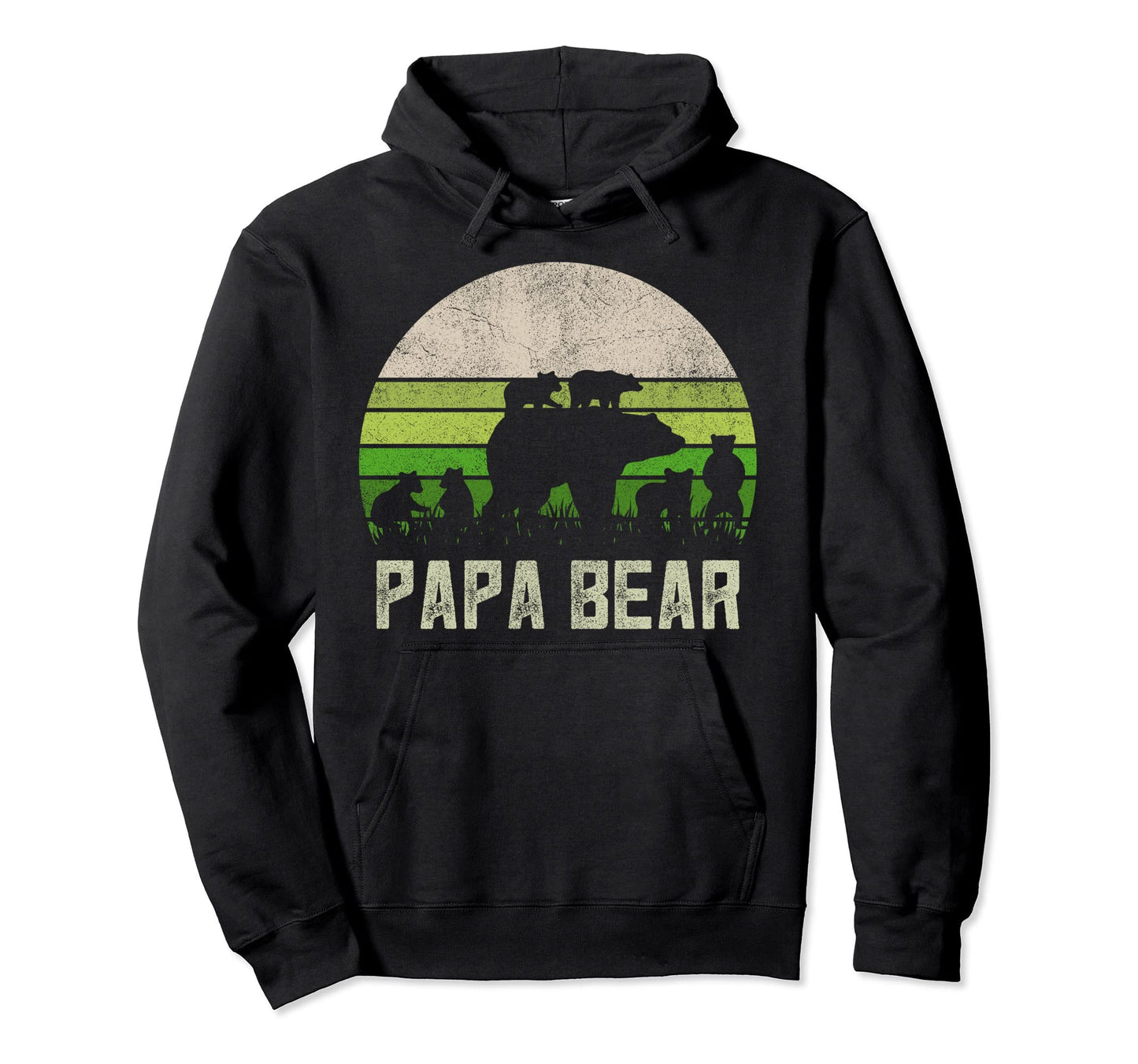 Funny Grandpa From Grandkids Papa Hoodie - Fun Novelty Design for Adults - T-Shirt, Sweatshirt, Hoodie