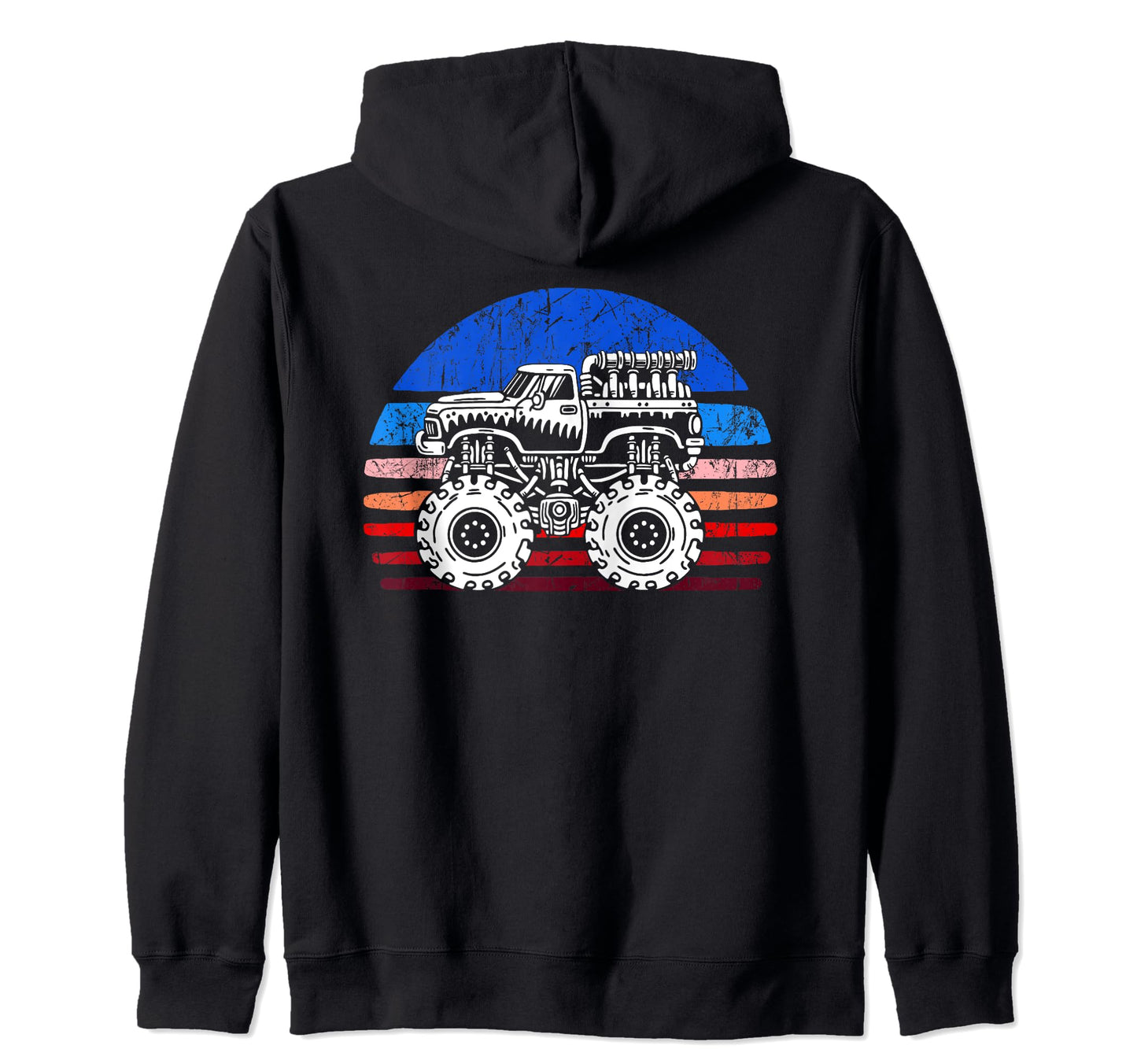 Monster Truck Dad Fathers Day Click More Hoodie - Custom Art Print Unisex - T-Shirt, Sweatshirt, Hoodie