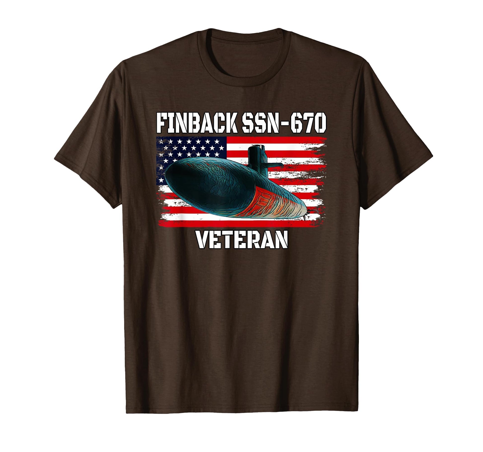 Submarine Uss Finback Ssn 670 Veteran T-Shirt - Trendy Graphic for Adults - T-Shirt, Sweatshirt, Hoodie