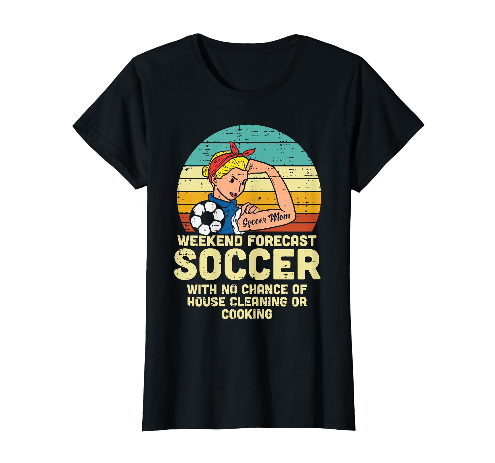 Soccer Mom Weekend Forecast Funny T-Shirt - Novelty Apparel for Adults - T-Shirt, Sweatshirt, Hoodie