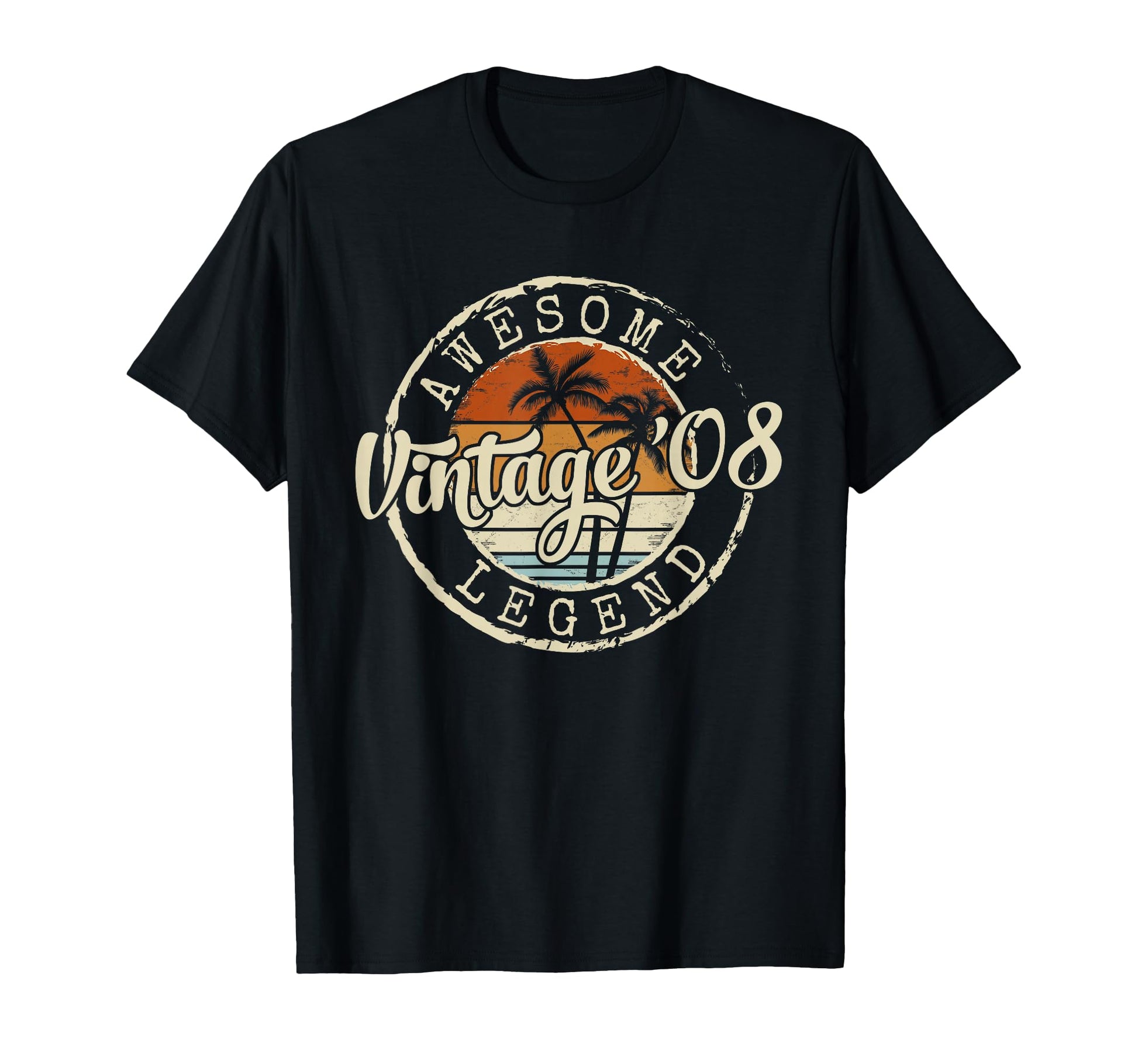 2008 18Yr 18Th Birthday Gifts 18 T-Shirt - Streetwear Style for Adults - T-Shirt, Sweatshirt, Hoodie
