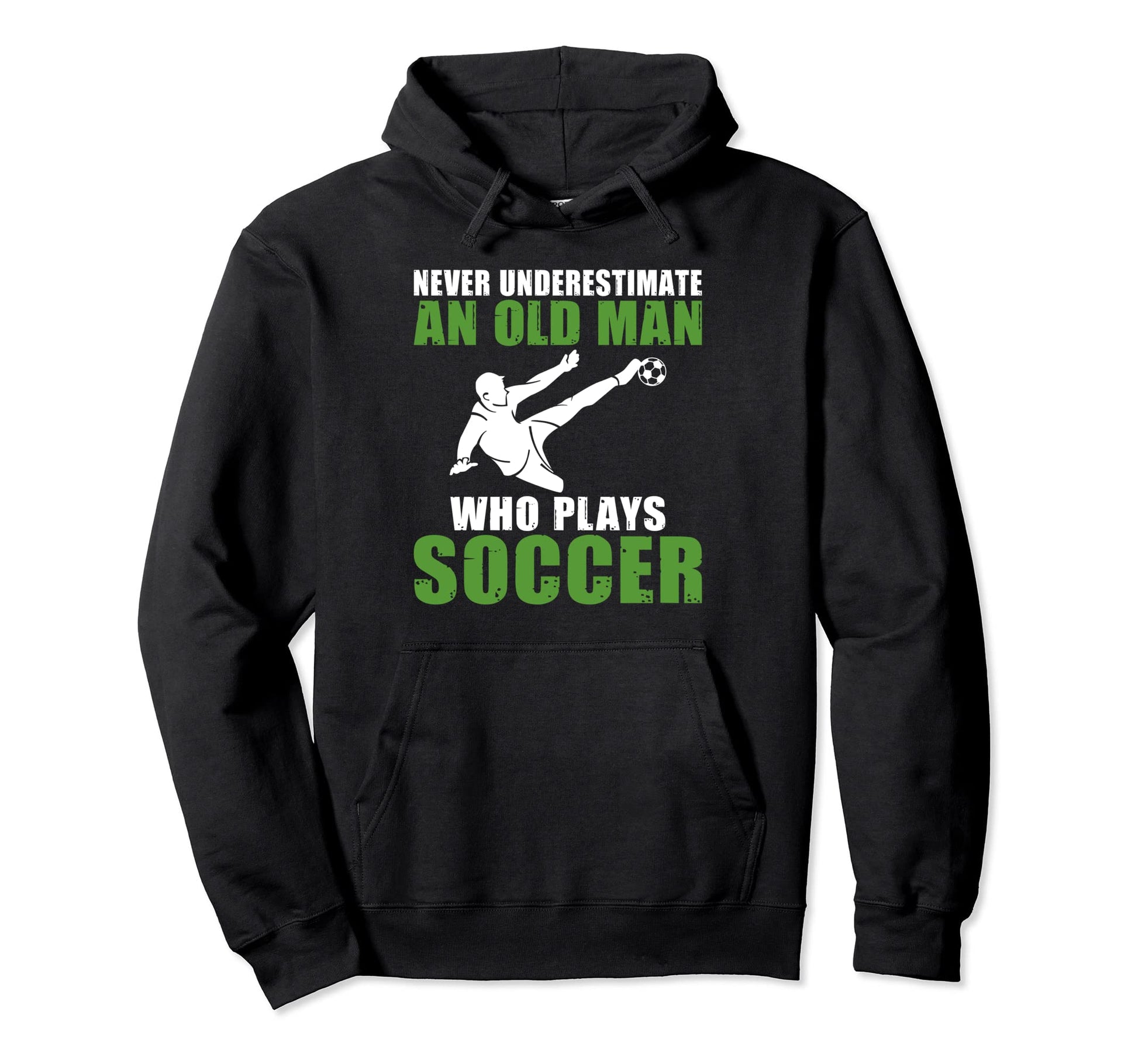 Never Underestimate Old Who Plays Hoodie - Minimalist Print for Adults - T-Shirt, Sweatshirt, Hoodie