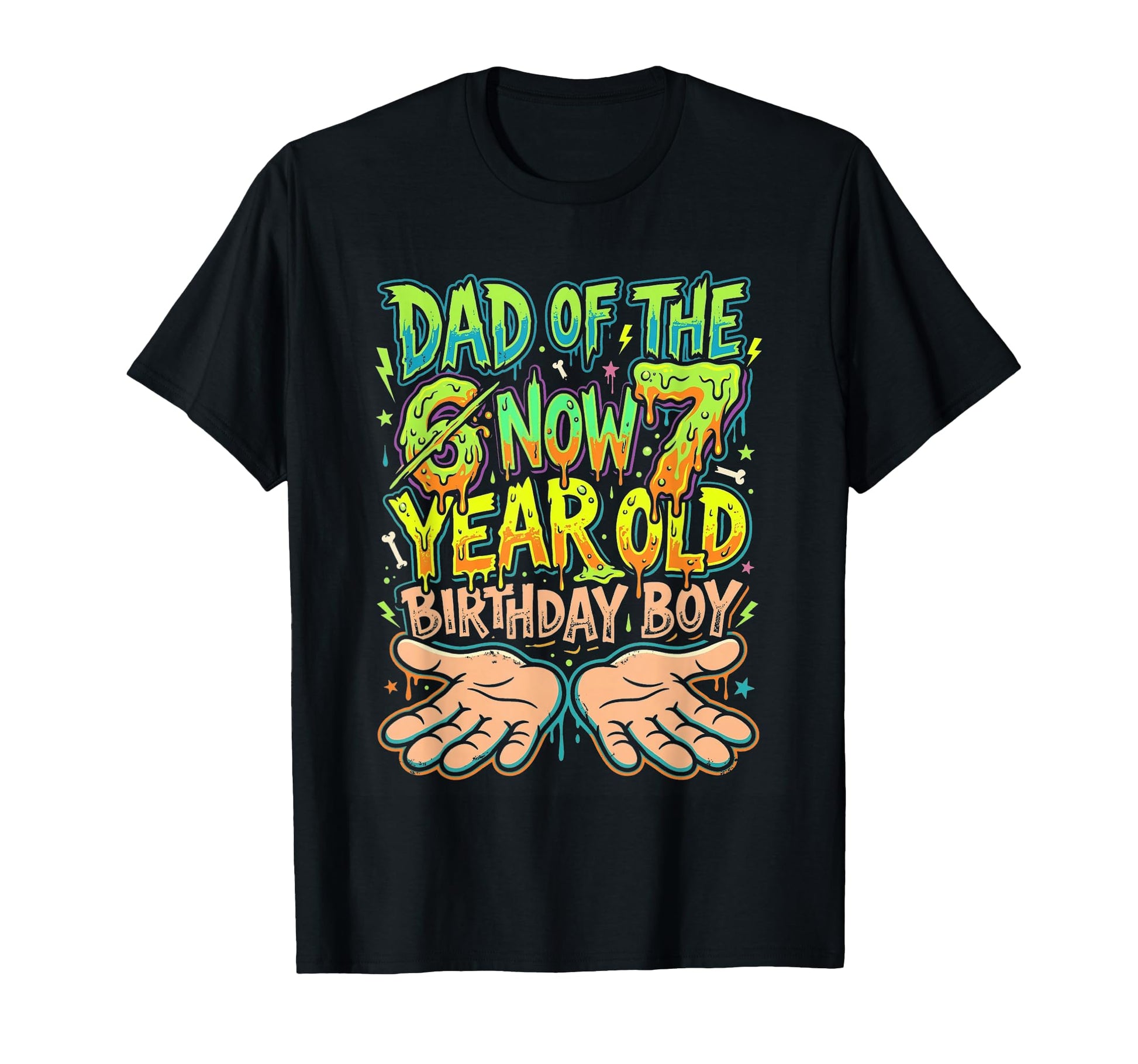 67 Six Seven Dad Now 7 Year Old T-Shirt - Fun Novelty Design Men Women - T-Shirt, Sweatshirt, Hoodie