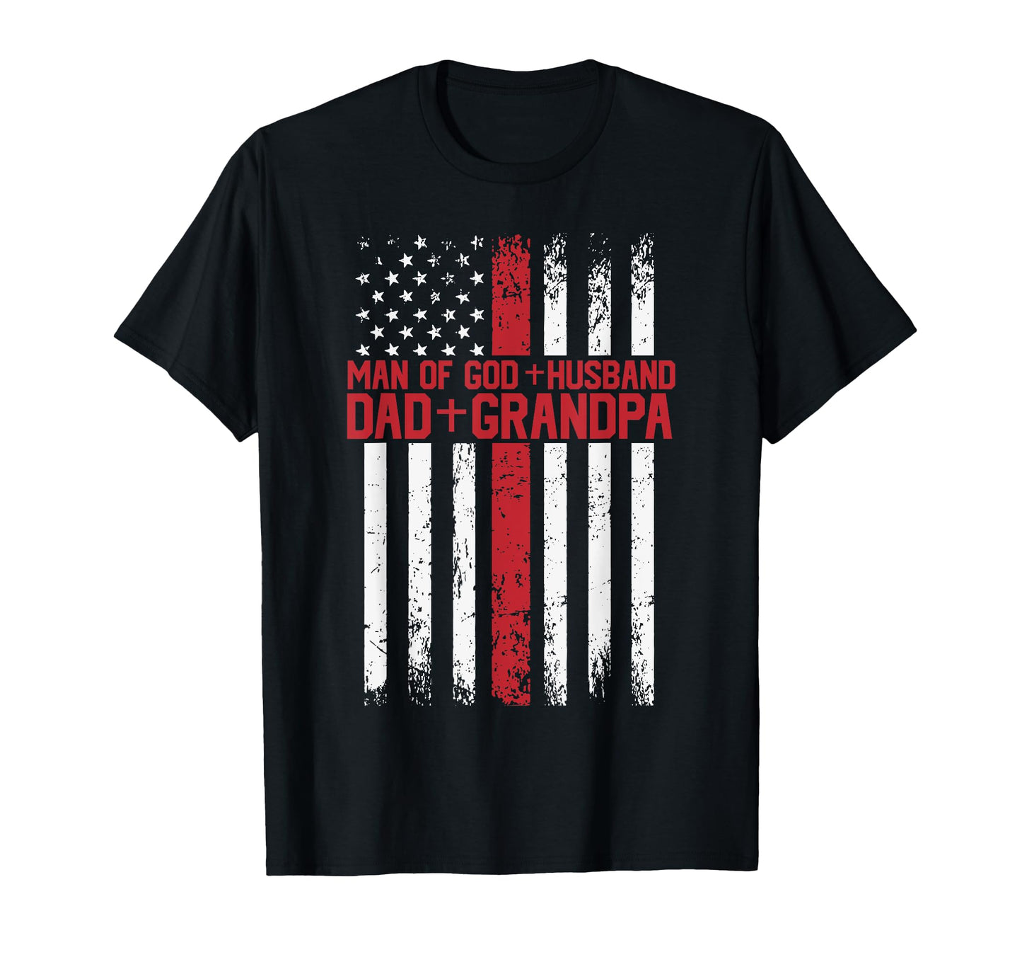 Cross American Flag God Husband Dad T-Shirt - Streetwear Style Unisex - T-Shirt, Sweatshirt, Hoodie